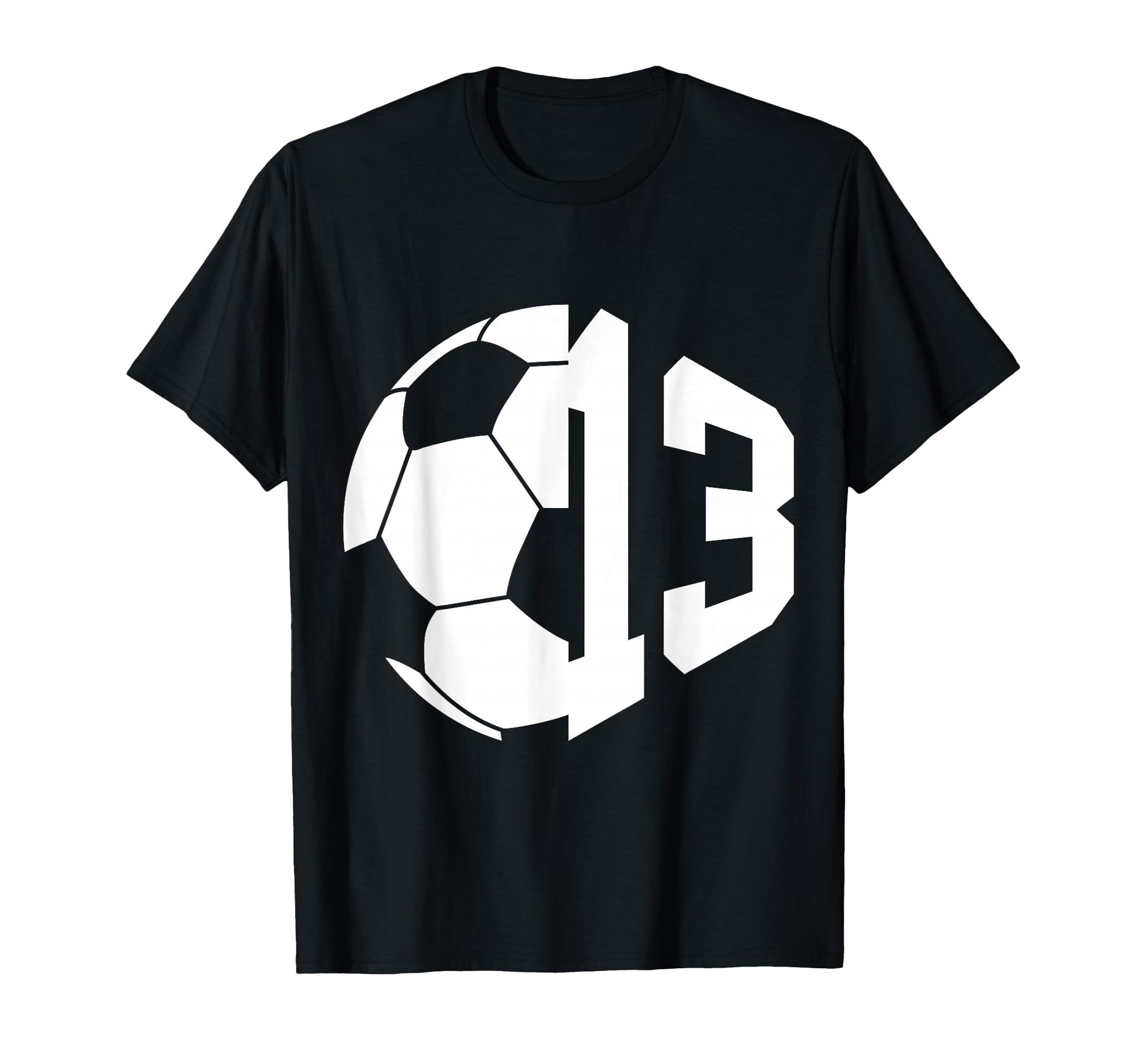 Number 13 Years Soccer 13Th T-Shirt - Casual Everyday Wear for Adults - T-Shirt, Sweatshirt, Hoodie
