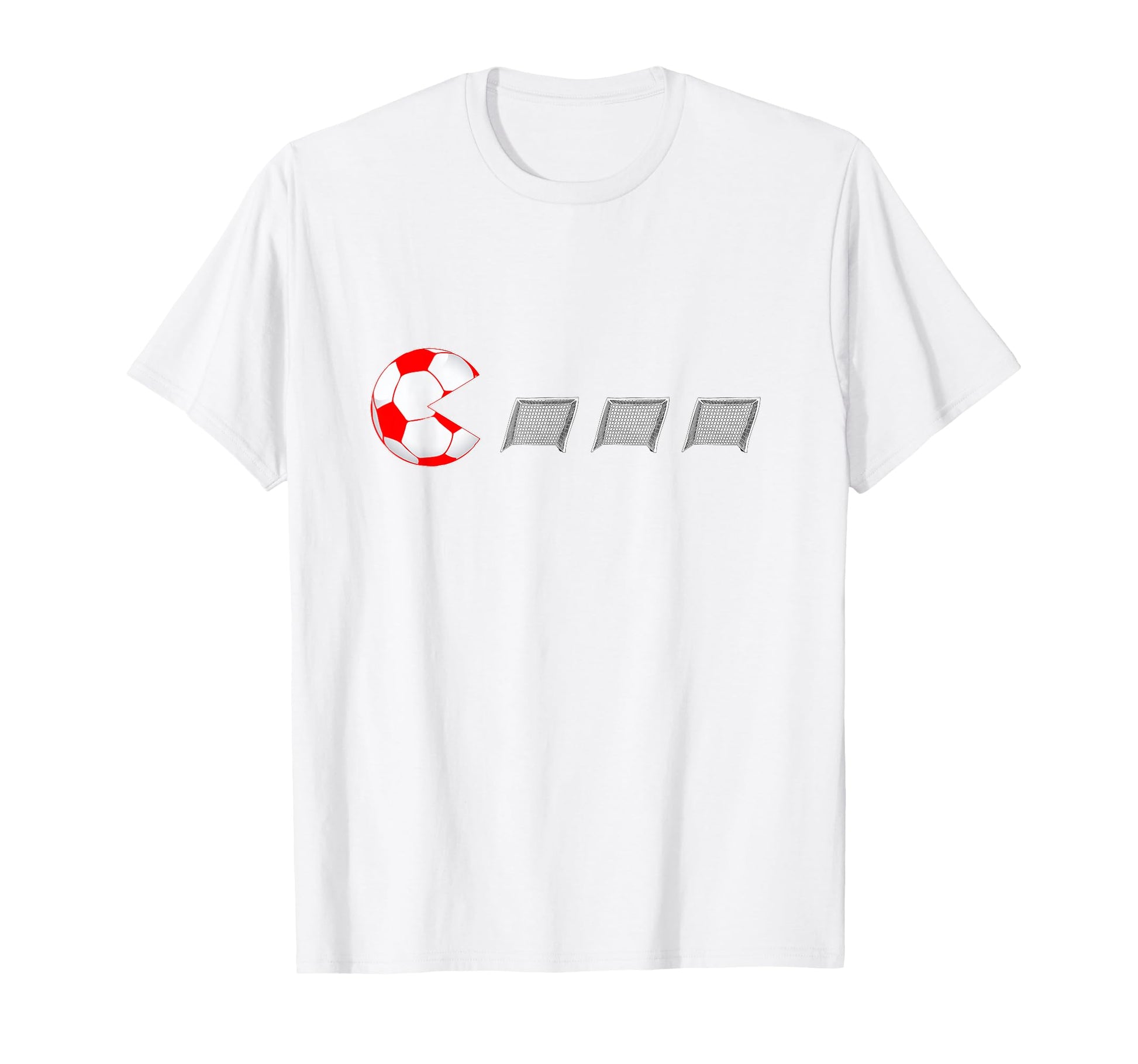 Soccer Soccer Goals Soccer Whte Rd T-Shirt - Aesthetic Graphic Unisex - T-Shirt, Sweatshirt, Hoodie