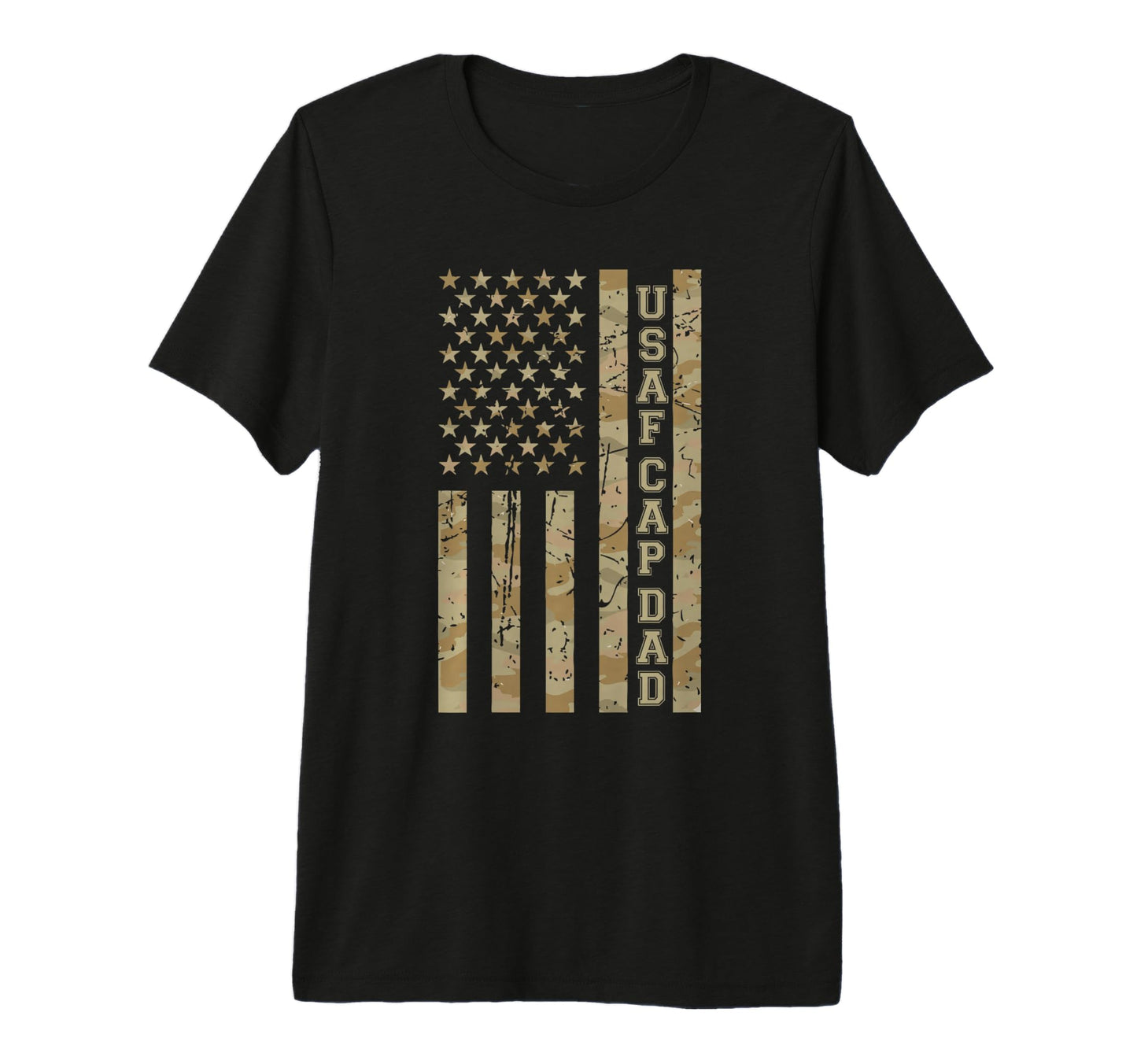 Usaf Cap Dad Proud Dad Military Family T-Shirt - Trendy Graphic Unisex - T-Shirt, Sweatshirt, Hoodie