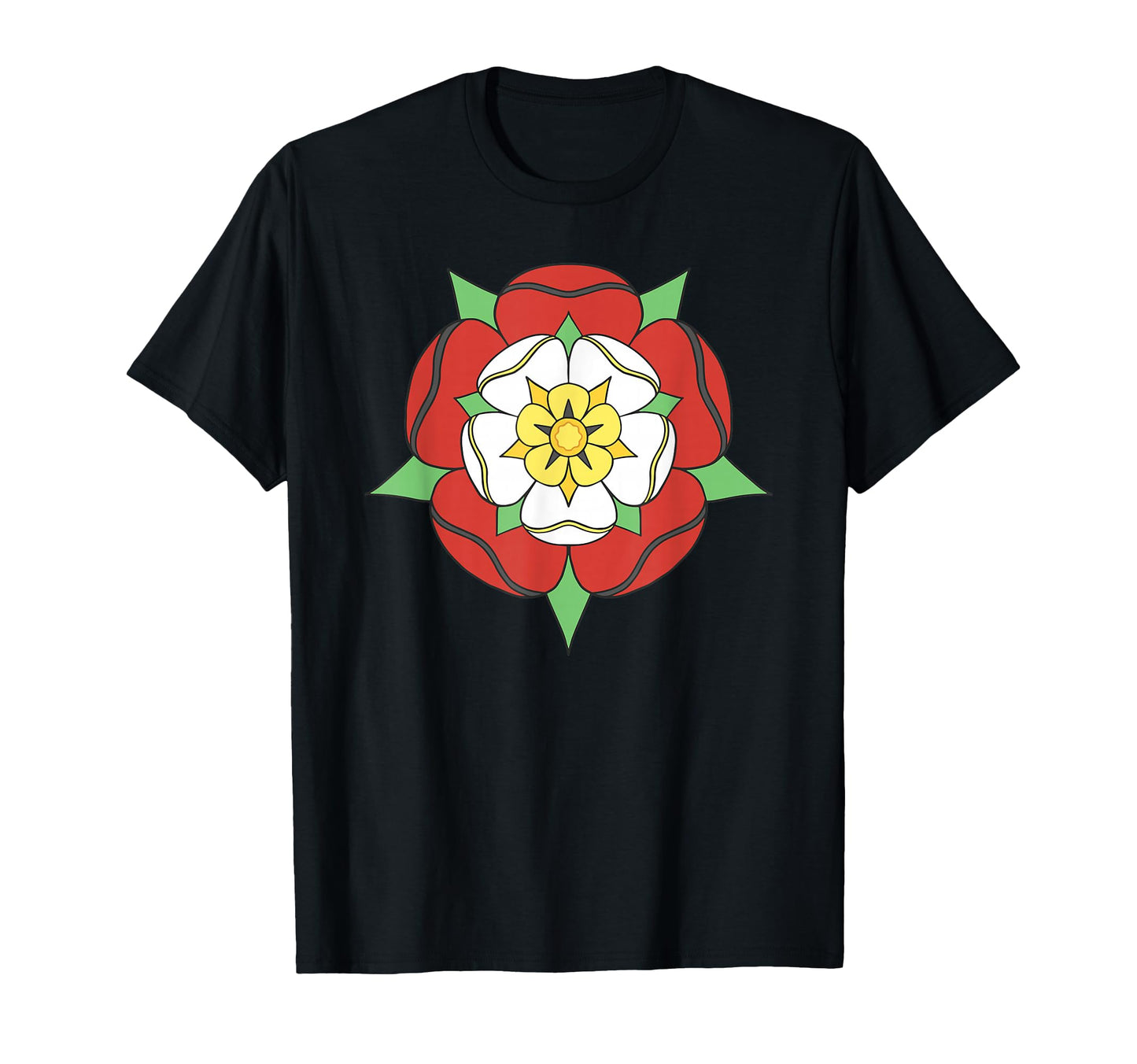 Tudor Rose England T-Shirt - Minimalist Print Unisex - T-Shirt, Sweatshirt, Hoodie