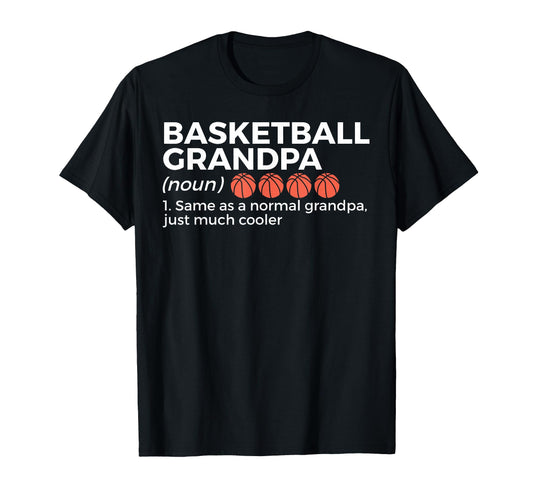 Basketball Grandpa Definition T-Shirt - Aesthetic Graphic Men Women - T-Shirt, Sweatshirt, Hoodie