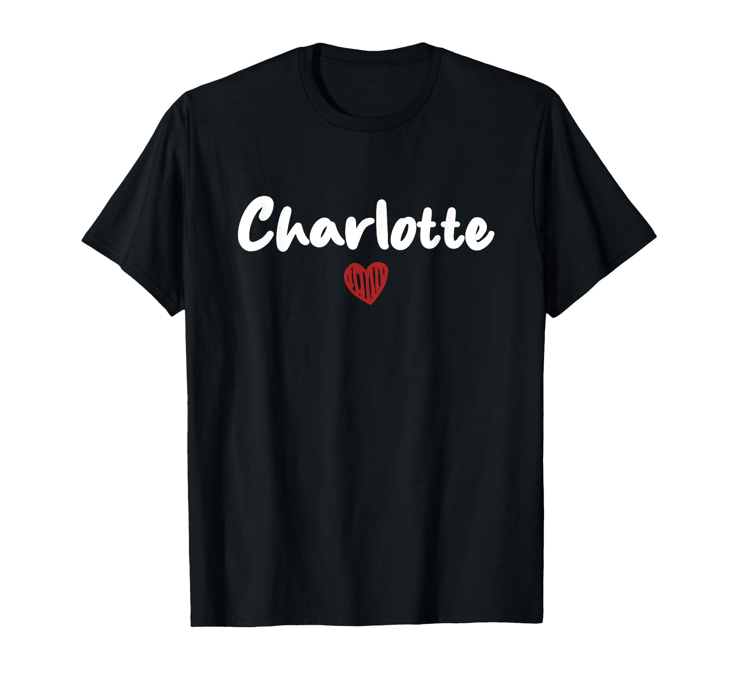 Charlotte I Love Charlotte Throwback T-Shirt - Trendy Graphic for Adults - T-Shirt, Sweatshirt, Hoodie