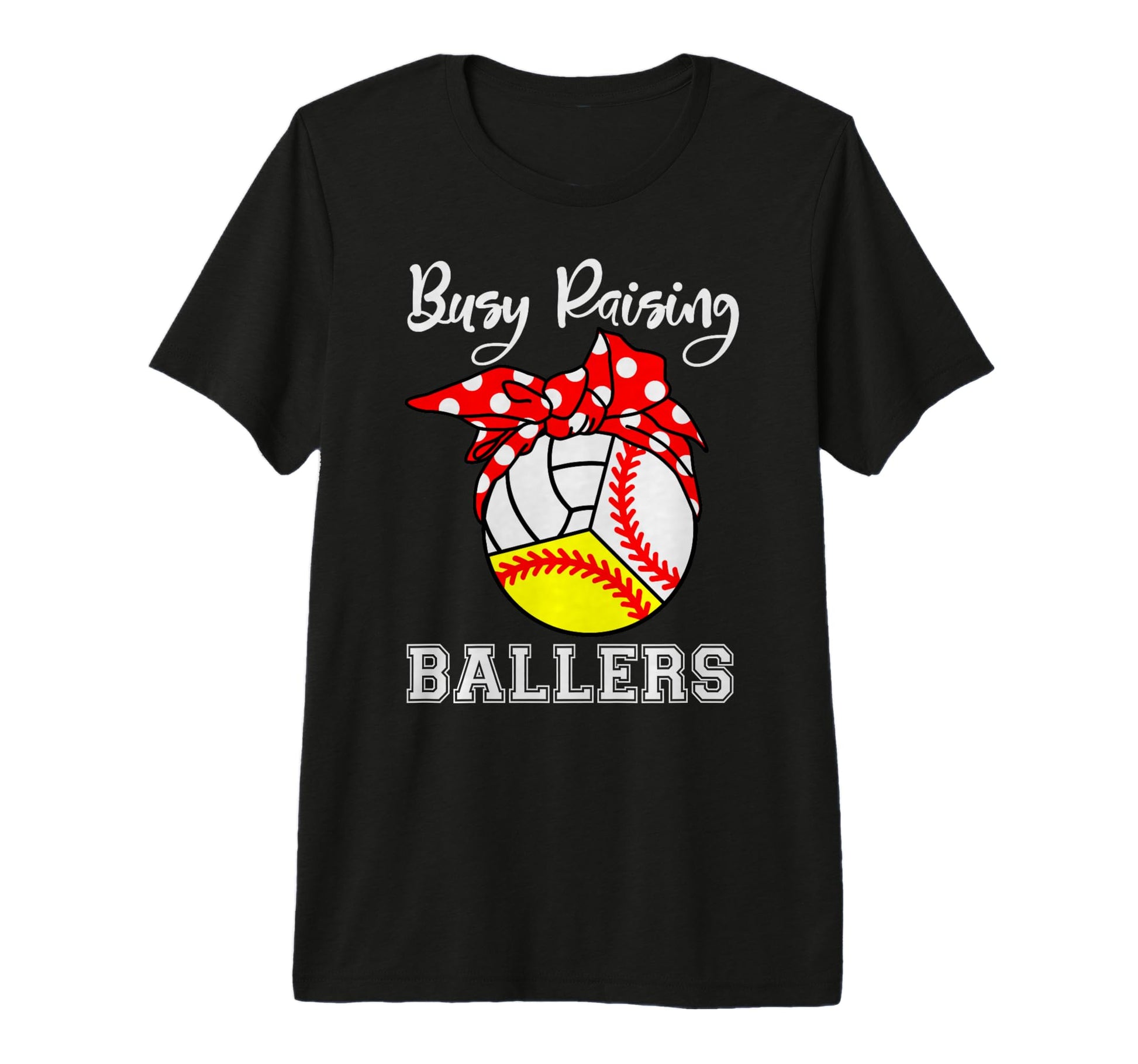 Busy Raising Ballers Funny Baseball T-Shirt - Custom Art Print Men Women - T-Shirt, Sweatshirt, Hoodie