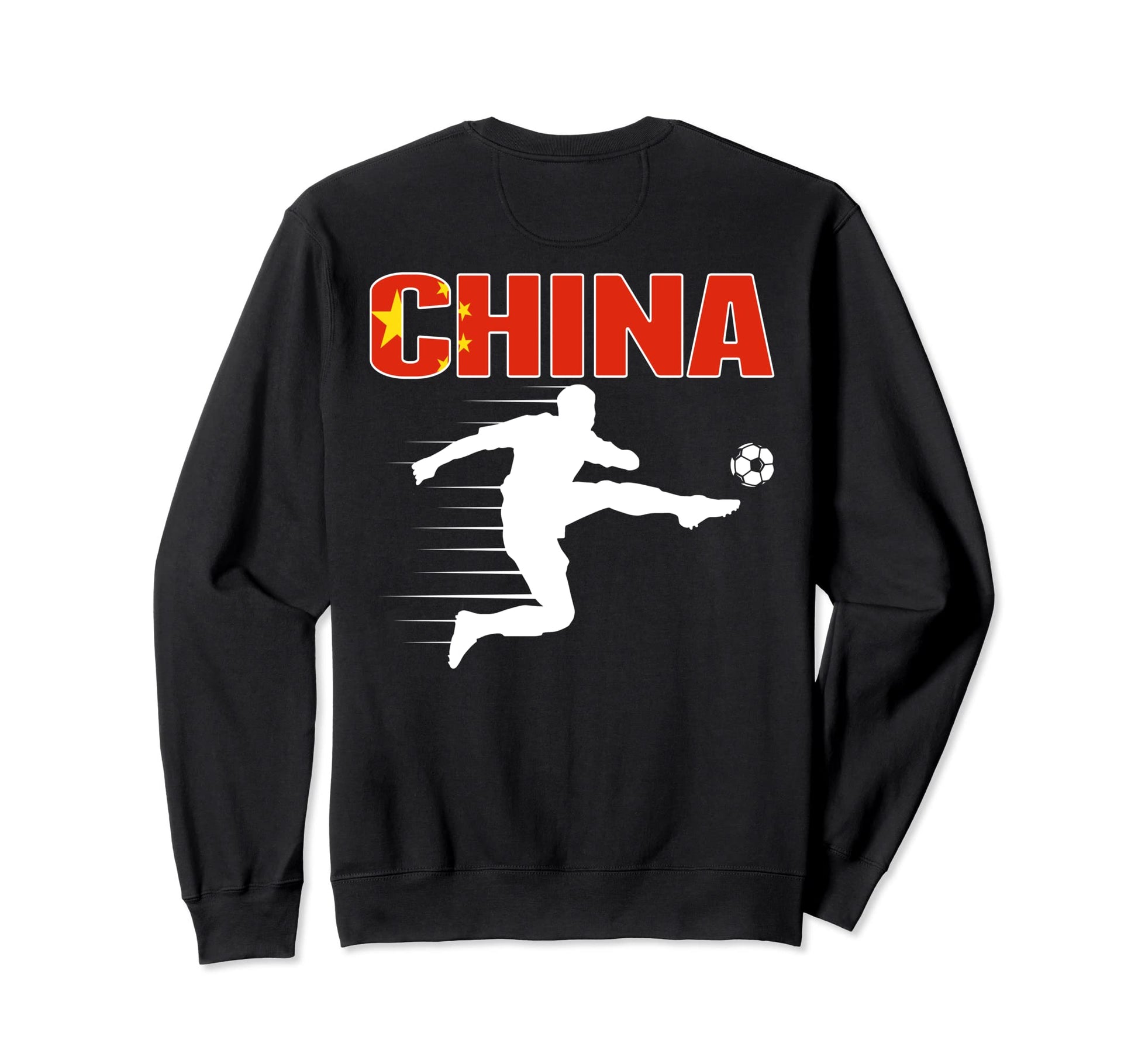 China Soccer Fans Jersey Proud Chinese Sweatshirt - Graphic Print Unisex - T-Shirt, Sweatshirt, Hoodie