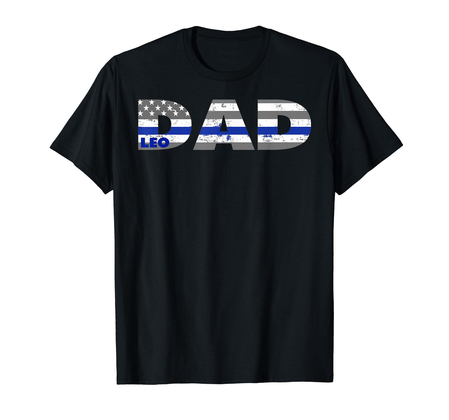 Dad Police Officer Dad Proud Police Dad T-Shirt - Custom Art Print Unisex - T-Shirt, Sweatshirt, Hoodie
