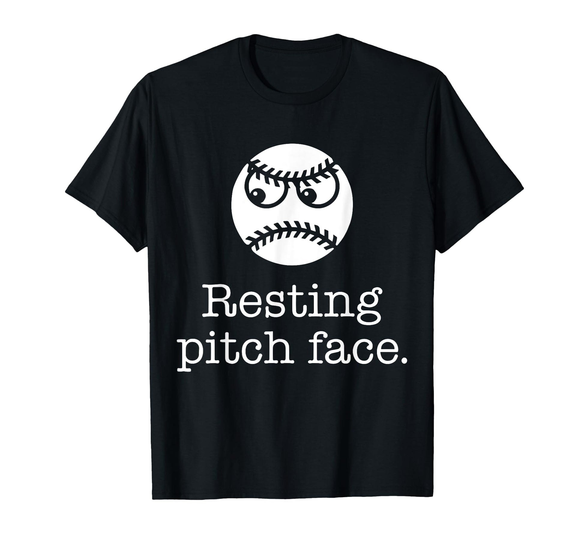 Resting Pitch Face Funny Baseball T-Shirt - Aesthetic Graphic for Adults - T-Shirt, Sweatshirt, Hoodie
