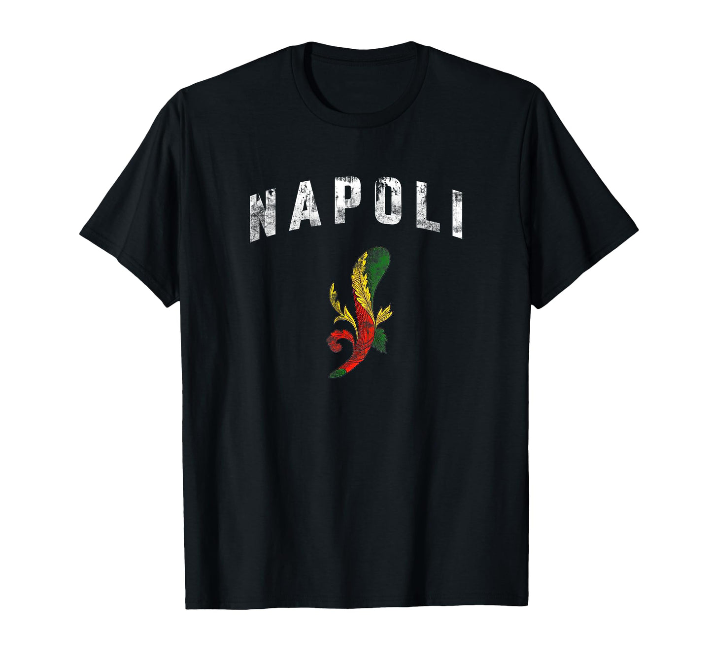 Napoli Naples Italy Faded T-Shirt - Custom Art Print for Adults - T-Shirt, Sweatshirt, Hoodie