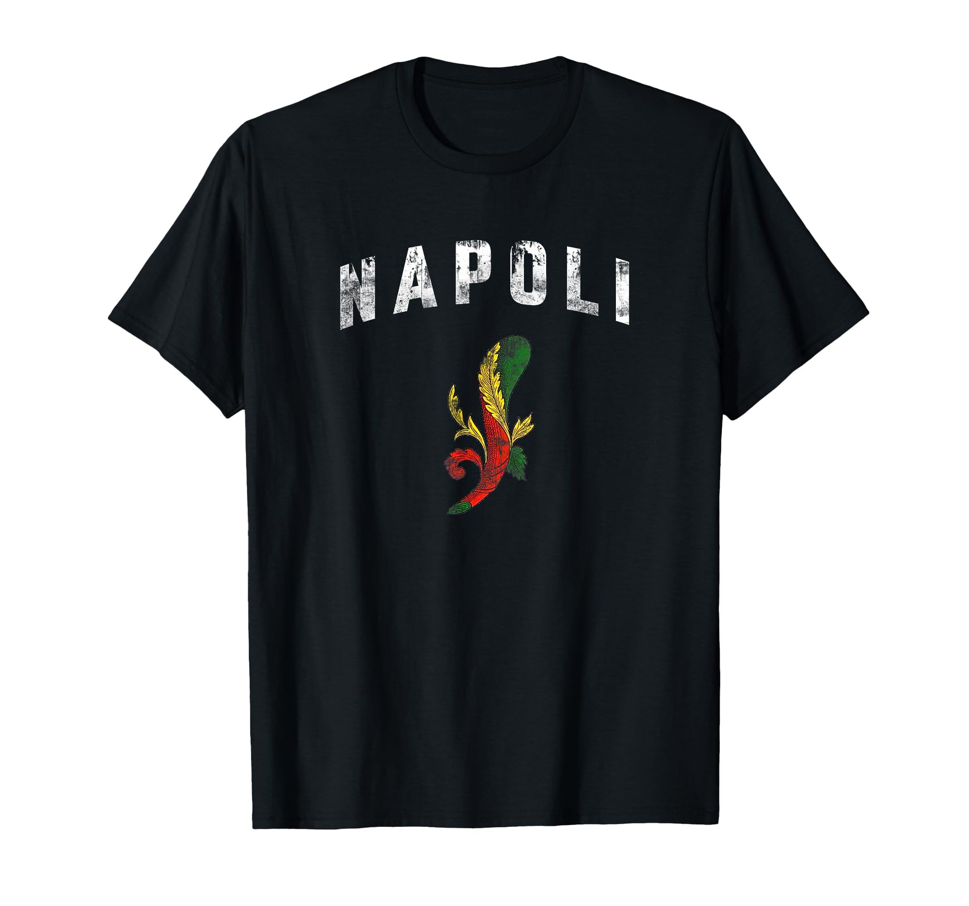 Napoli Naples Italy Faded T-Shirt - Custom Art Print for Adults - T-Shirt, Sweatshirt, Hoodie