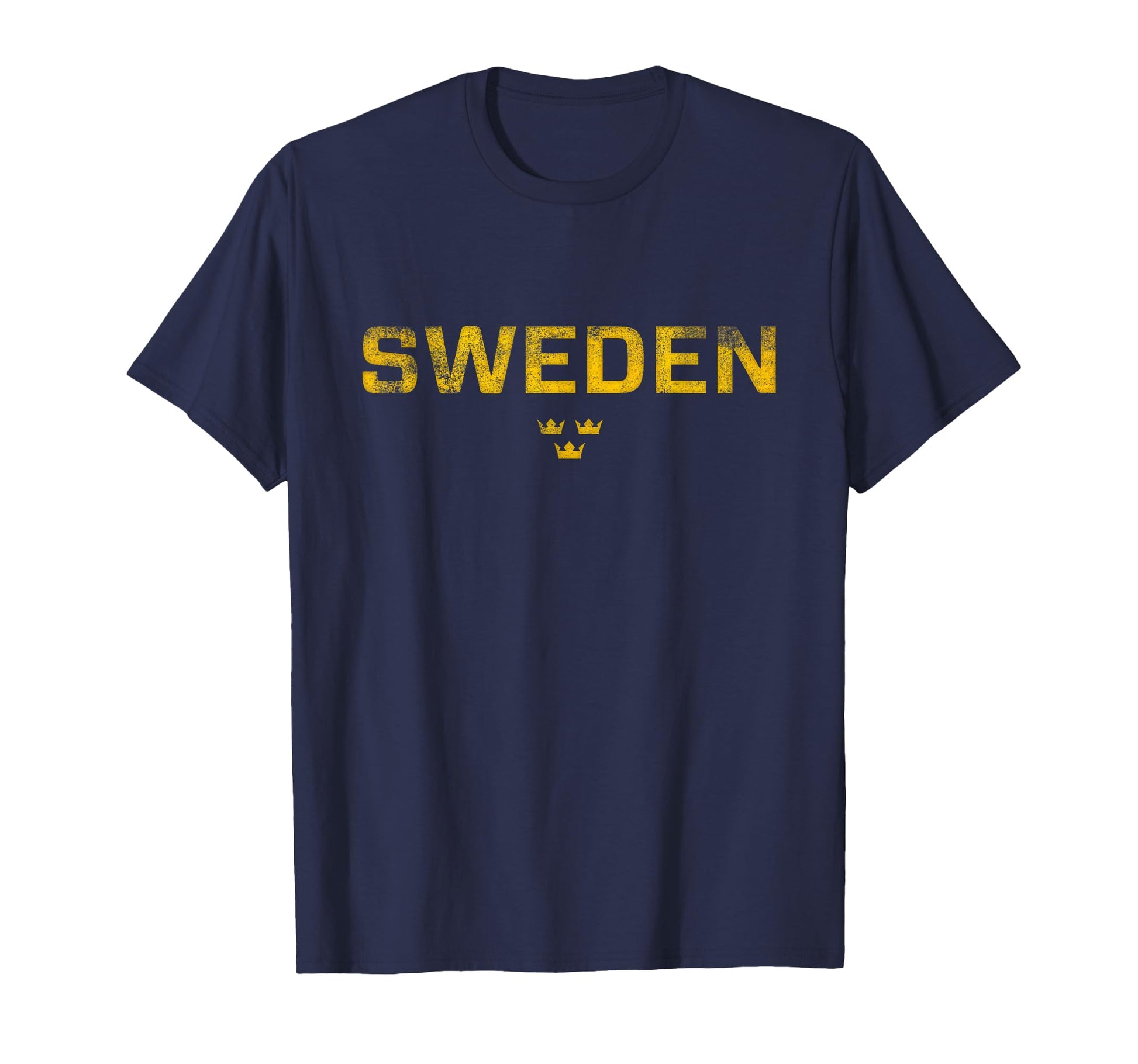 Sweden Sverige Sports Distressed T-Shirt - Aesthetic Graphic Men Women - T-Shirt, Sweatshirt, Hoodie