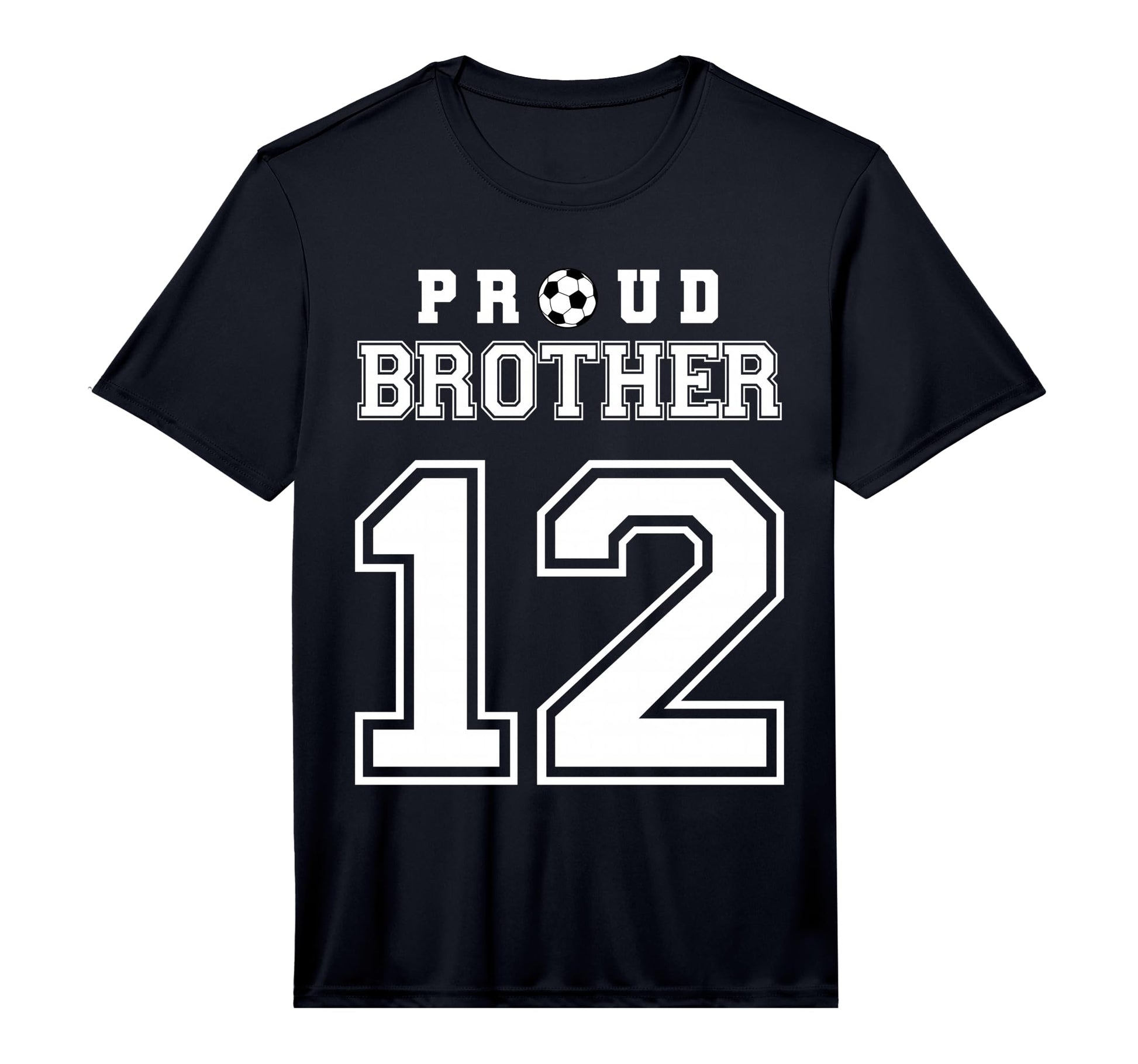 Number 12 Custom Proud Soccer T-Shirt - Casual Everyday Wear Men Women - T-Shirt, Sweatshirt, Hoodie
