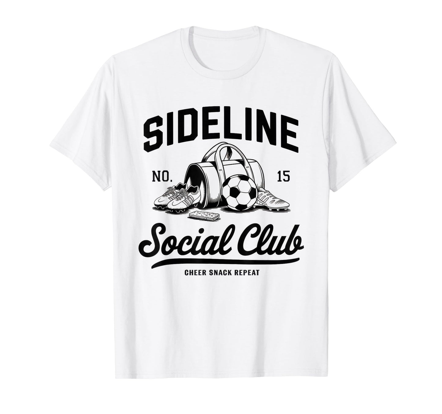 Sideline Social Club Soccer Mom Game Day T-Shirt - Trendy Graphic Unisex - T-Shirt, Sweatshirt, Hoodie