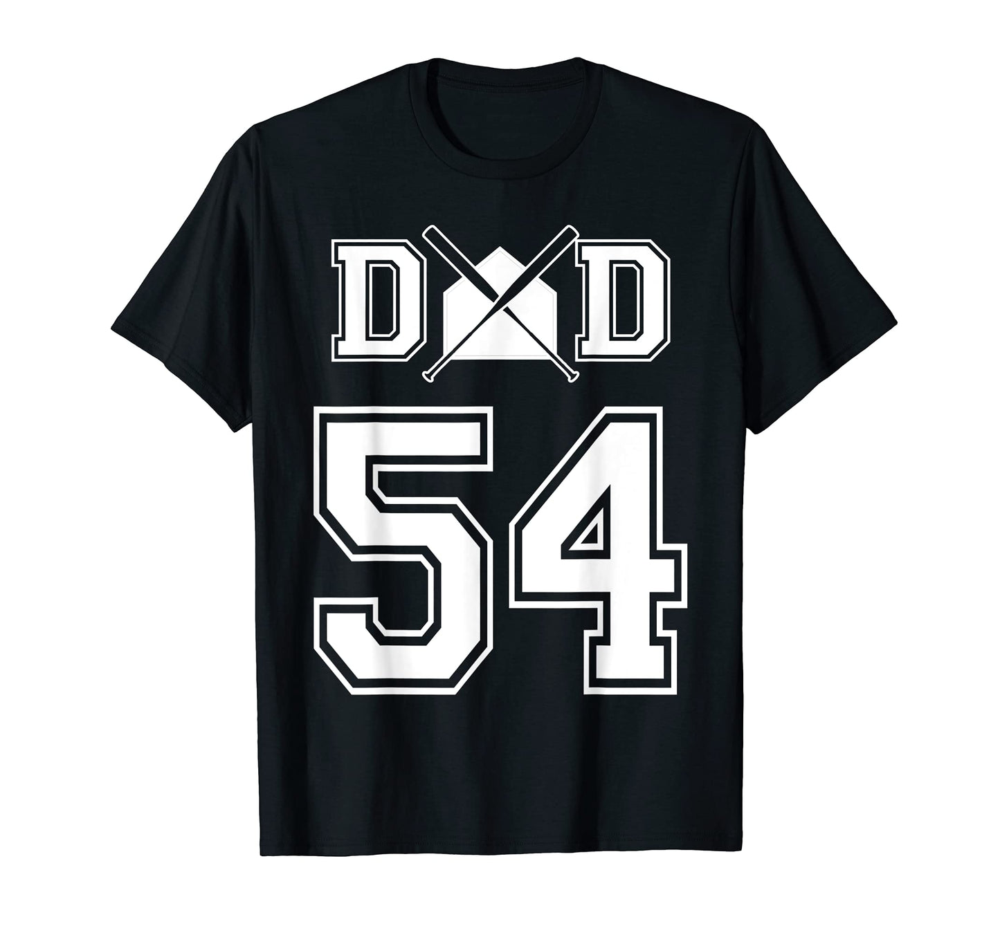 Number 54 Players Biggest Fan Baseball T-Shirt - Unique Graphic for Adults - T-Shirt, Sweatshirt, Hoodie