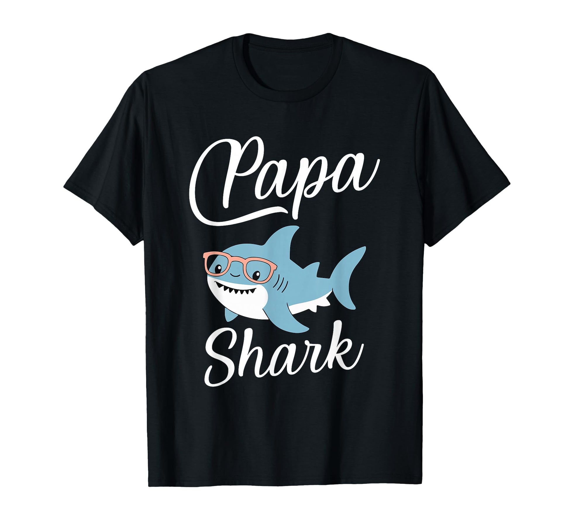 Papa Shark Family Grandpa T-Shirt - Minimalist Print Unisex - T-Shirt, Sweatshirt, Hoodie