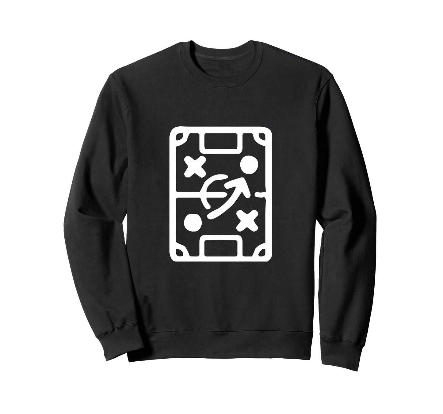 Soccer Coach Play Maker Field Team Sweatshirt - Graphic Print for Adults - T-Shirt, Sweatshirt, Hoodie