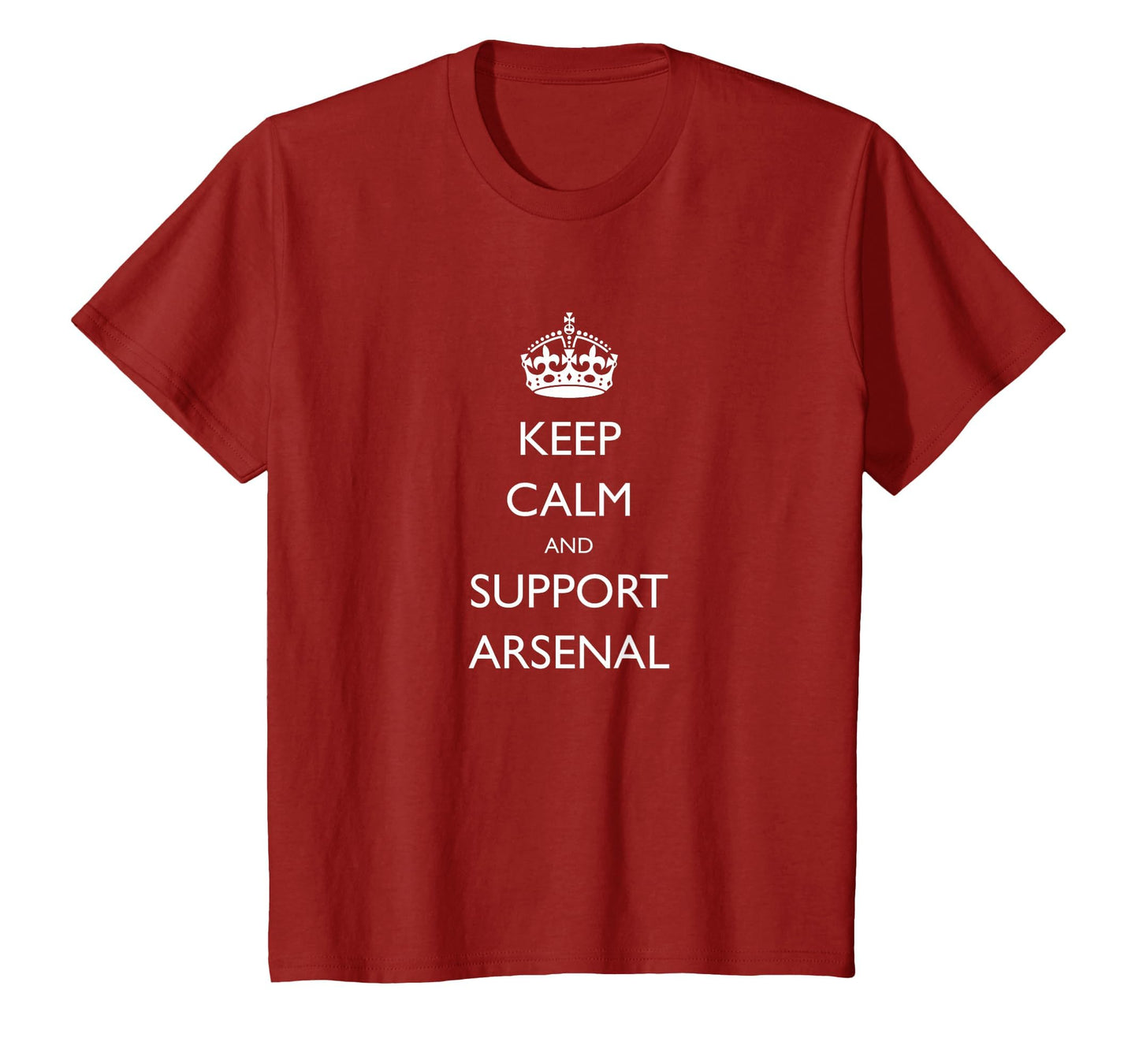 Keep Calm Arsenal Gunners T-Shirt - Novelty Apparel for Adults - T-Shirt, Sweatshirt, Hoodie