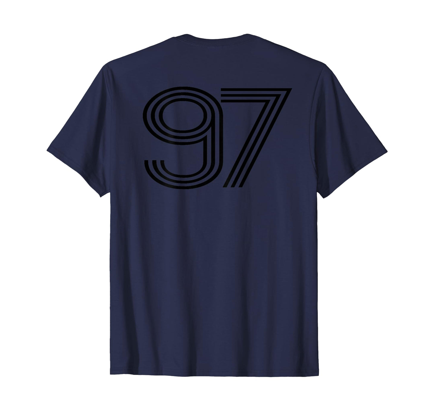 Number 97 Baseball Football Soccer Back T-Shirt - Streetwear Style Unisex - T-Shirt, Sweatshirt, Hoodie