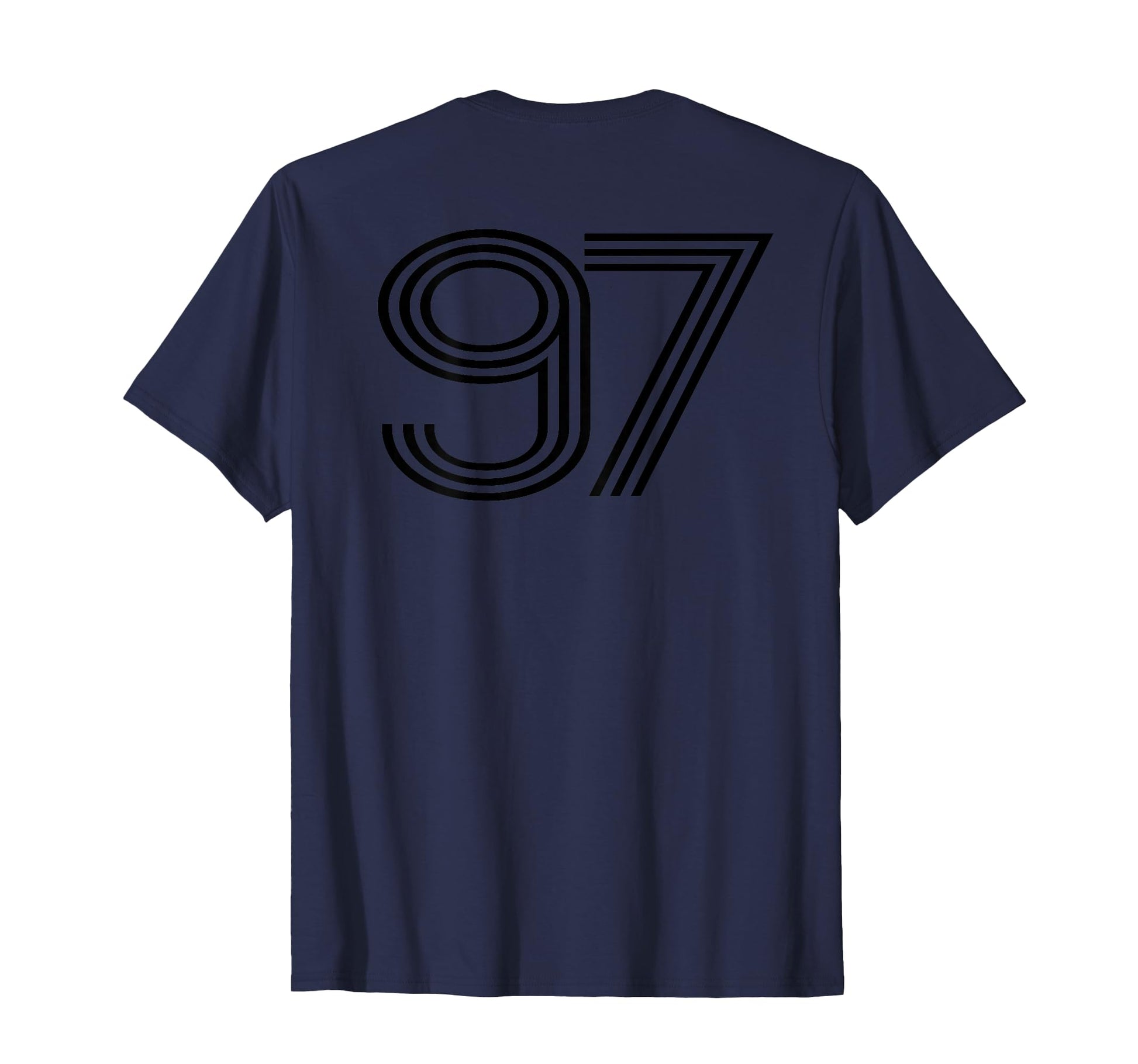 Number 97 Baseball Football Soccer Back T-Shirt - Streetwear Style Unisex - T-Shirt, Sweatshirt, Hoodie