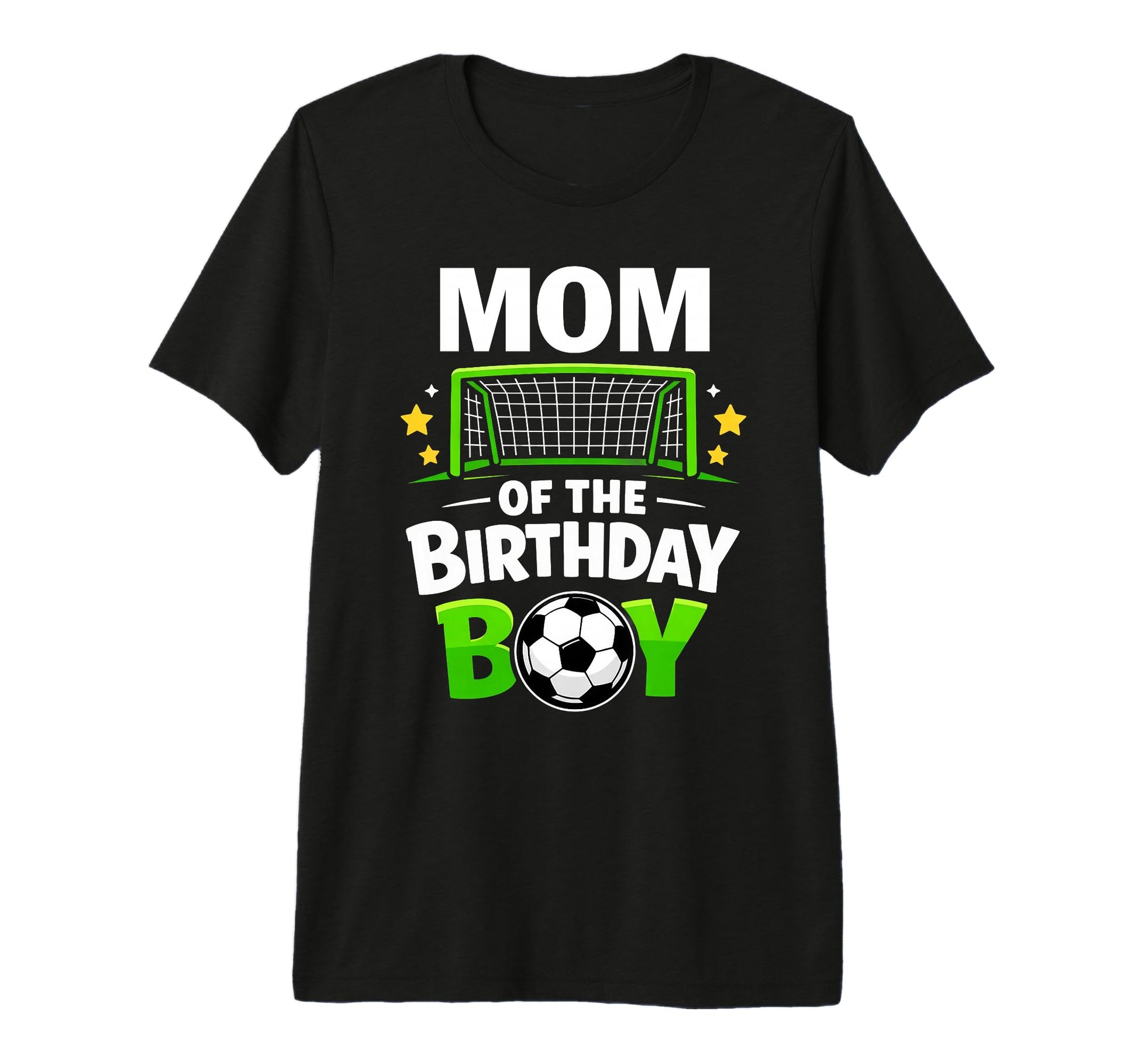 Mom Birthday Soccer Ball Family T-Shirt - Fun Novelty Design for Adults - T-Shirt, Sweatshirt, Hoodie