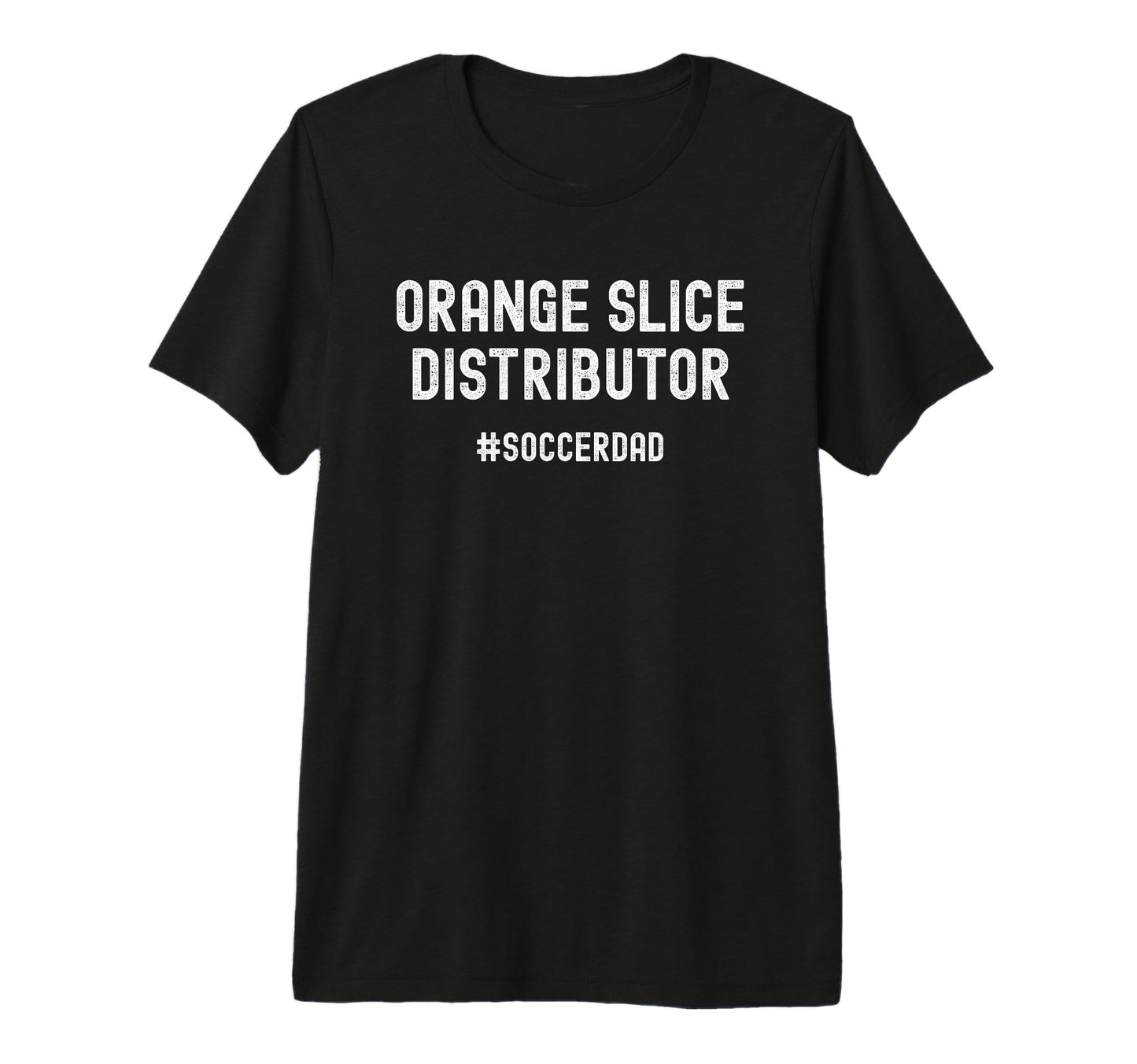 Mens Orange Slice Distributor Soccer T-Shirt - Unique Graphic Men Women - T-Shirt, Sweatshirt, Hoodie