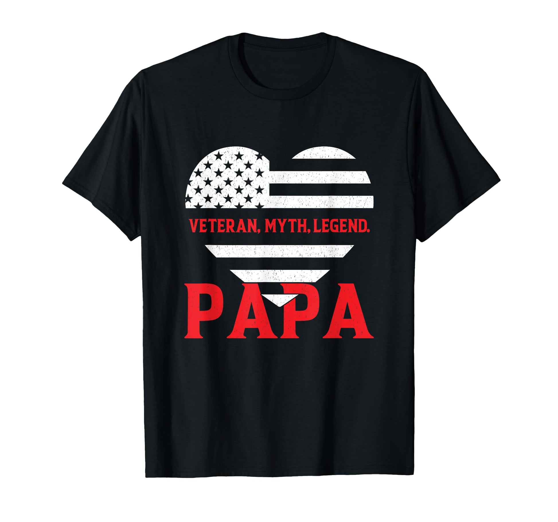 Veteran Papa Usa Veterans Day Us Army T-Shirt - Unique Graphic Unisex - T-Shirt, Sweatshirt, Hoodie