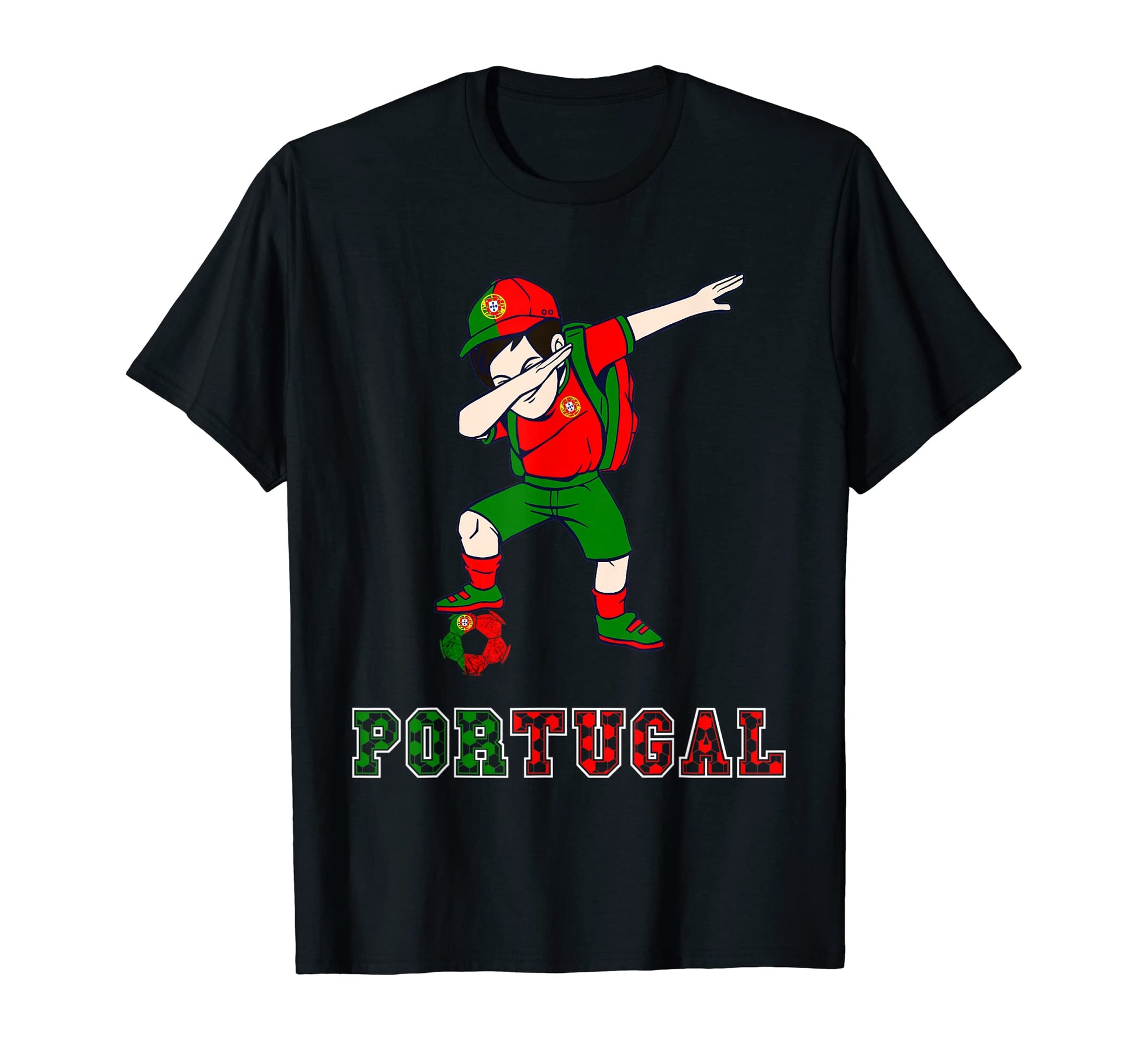 Portugal Soccer Dabbing T-Shirt - Casual Everyday Wear Men Women - T-Shirt, Sweatshirt, Hoodie