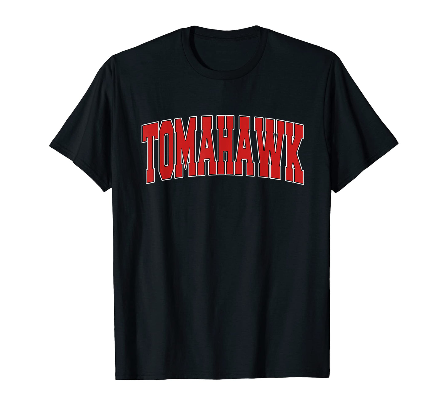 Tomahawk Wi Wisconsin Varsity Usa Sports T-Shirt - Minimalist Print Unisex - T-Shirt, Sweatshirt, Hoodie