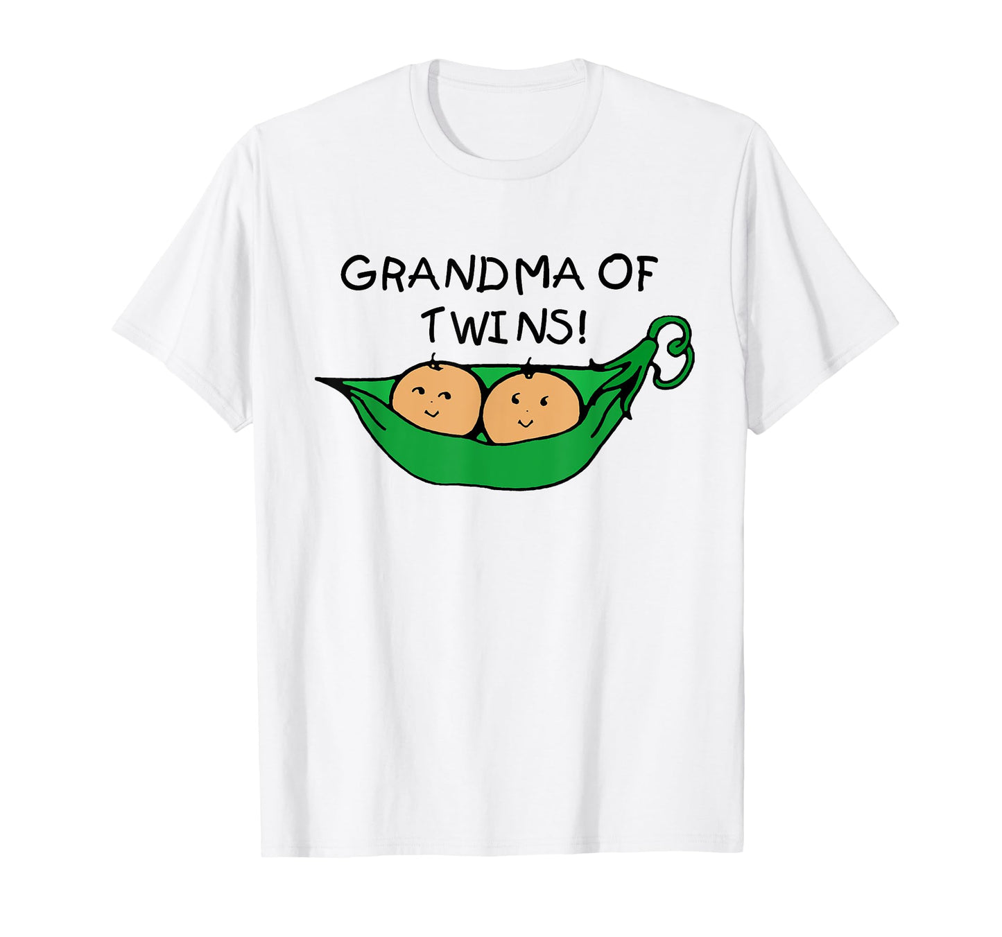 Two Peas Pod Grandma Twins T-Shirt - Aesthetic Graphic Men Women - T-Shirt, Sweatshirt, Hoodie