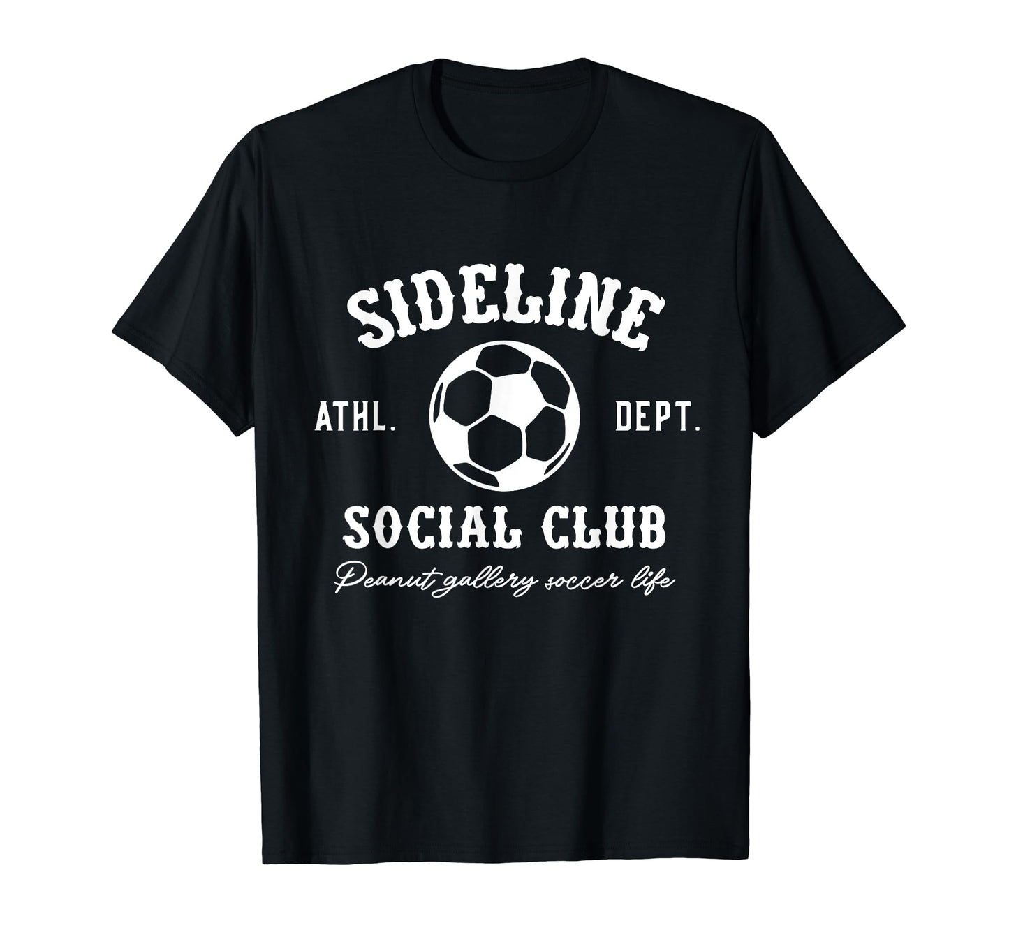 Sideline Social Club Soccer Matching T-Shirt - Minimalist Print Men Women - T-Shirt, Sweatshirt, Hoodie