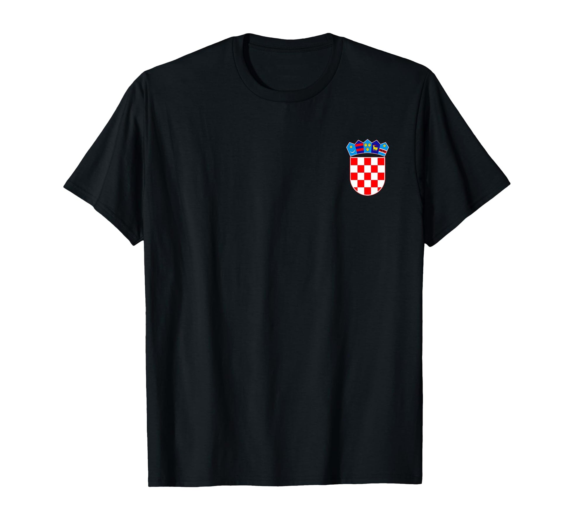 Croatia Flag And Coat Arms T-Shirt - Casual Everyday Wear for Adults - T-Shirt, Sweatshirt, Hoodie