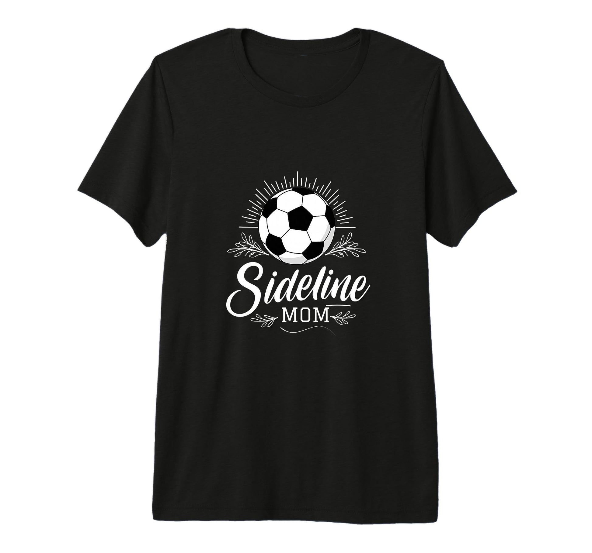 Sideline Mom Soccer Mama Soccer Mom T-Shirt - Aesthetic Graphic Men Women - T-Shirt, Sweatshirt, Hoodie