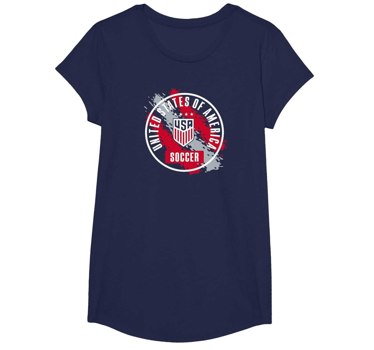 Usa Soccer Paint Navy Uswnt Officially T-Shirt - Fun Novelty Design Unisex - T-Shirt, Sweatshirt, Hoodie