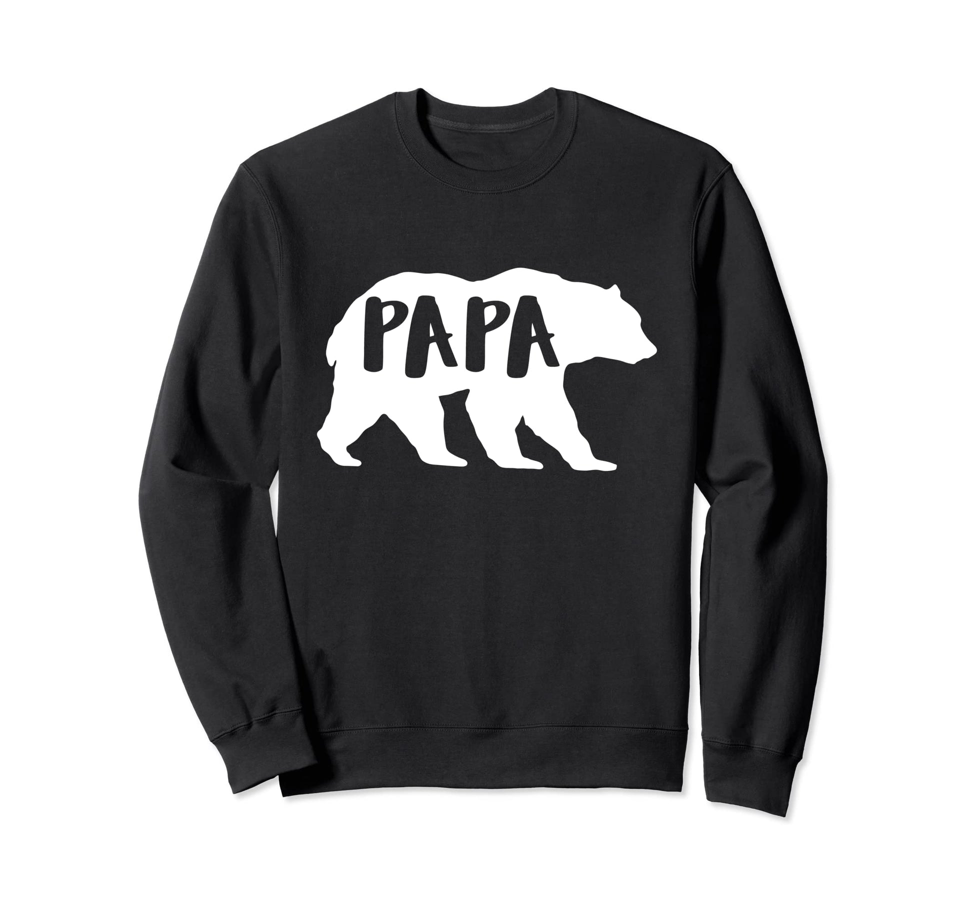 Fathersday Mens Fun Papa Bear Outdoor Sweatshirt - Graphic Print Unisex - T-Shirt, Sweatshirt, Hoodie