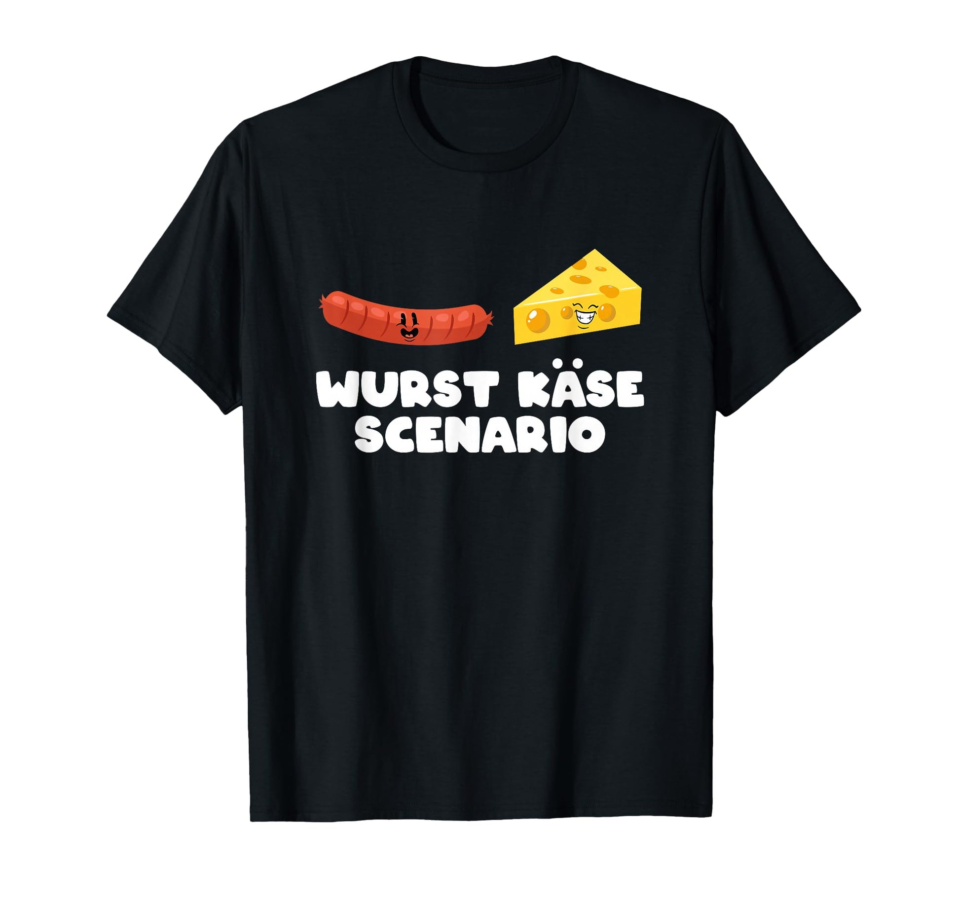 German Pun Wurst K Se Scenario T-Shirt - Minimalist Print Men Women - T-Shirt, Sweatshirt, Hoodie