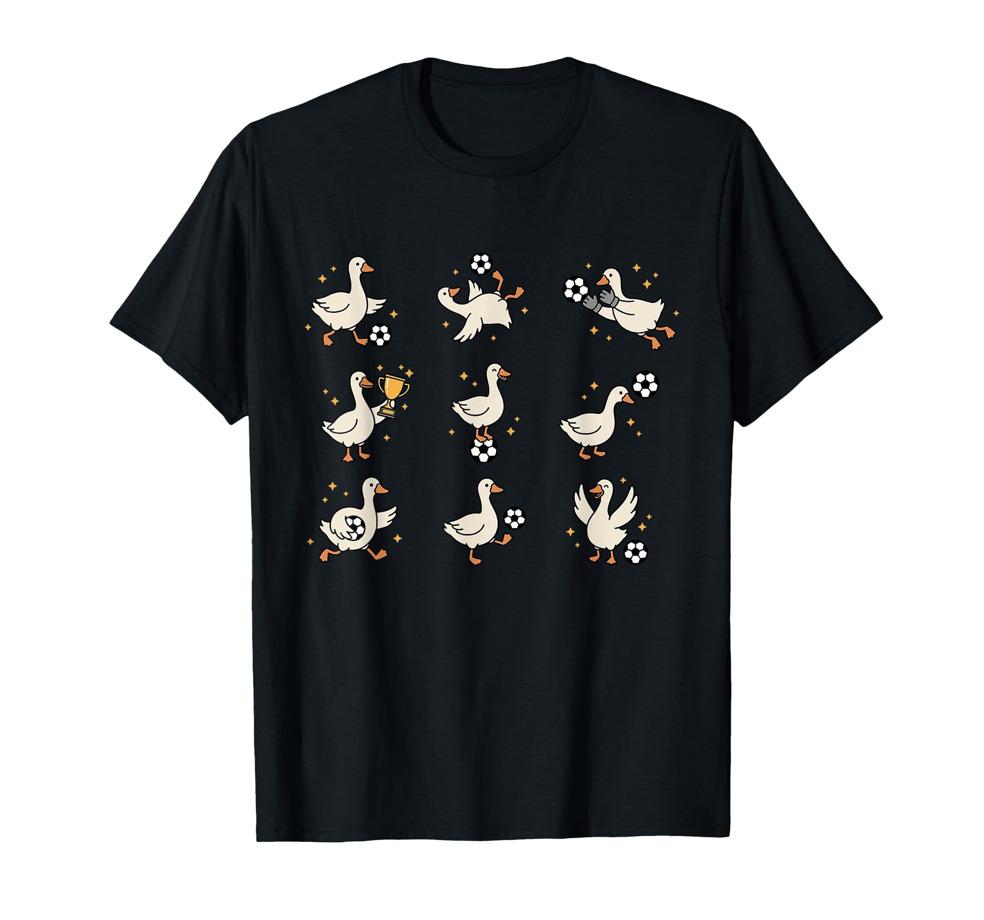 Silly Goose Playing Soccer Goalie T-Shirt - Casual Everyday Wear Men Women - T-Shirt, Sweatshirt, Hoodie