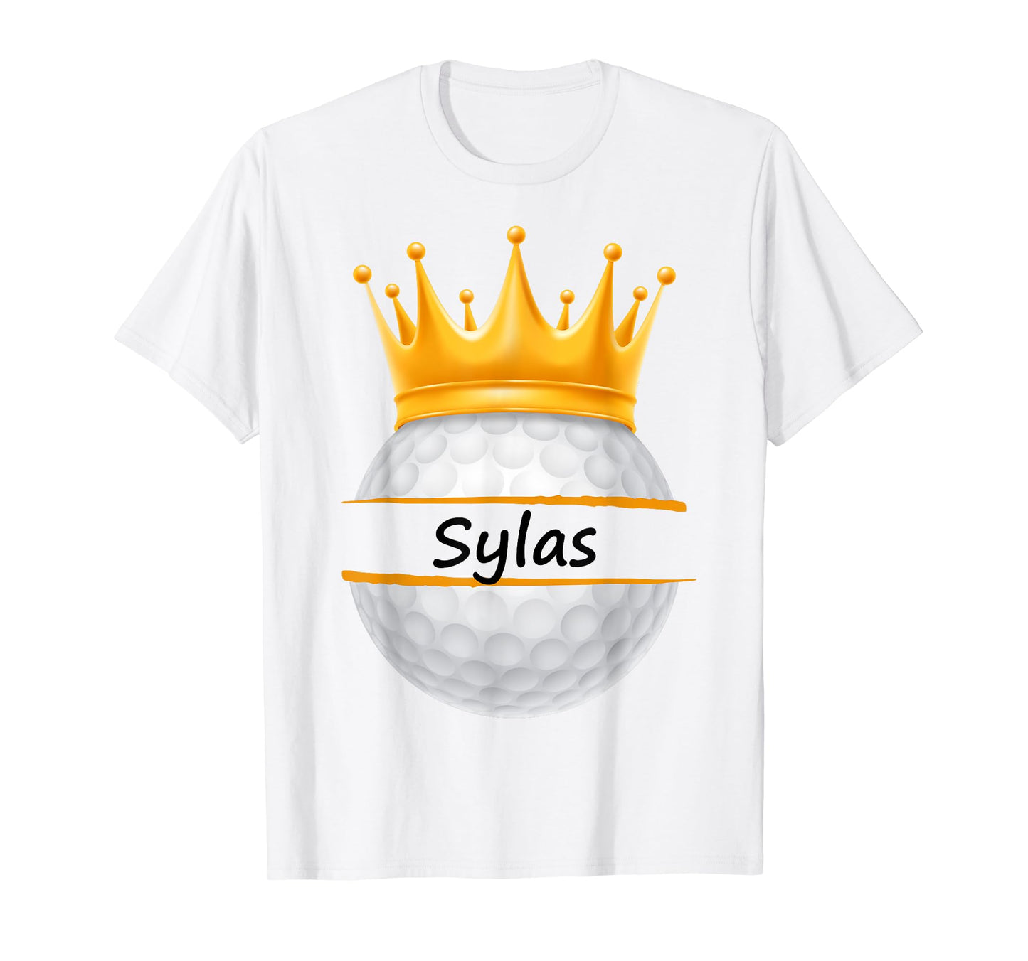 Novelty Golf Personalized Name Sylas T-Shirt - Unique Graphic for Adults - T-Shirt, Sweatshirt, Hoodie