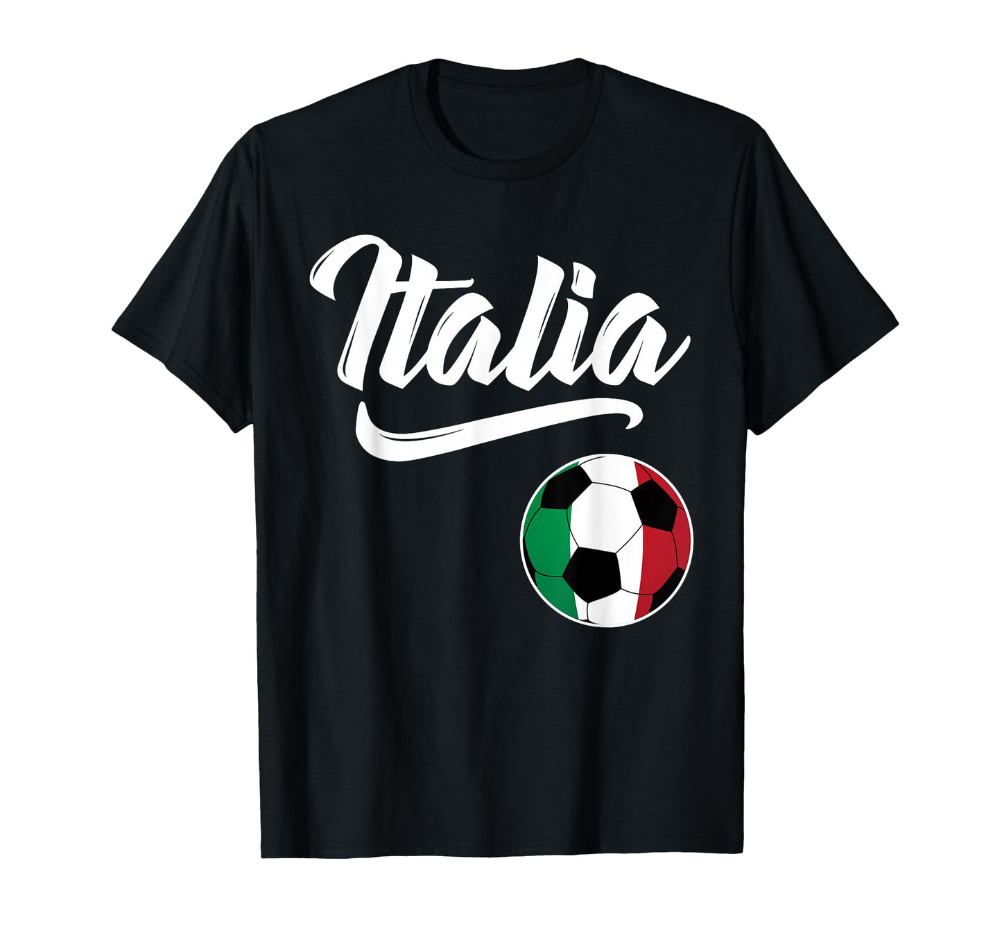 Italia Soccer Italy Flag Italian T-Shirt - Graphic Print for Adults - T-Shirt, Sweatshirt, Hoodie
