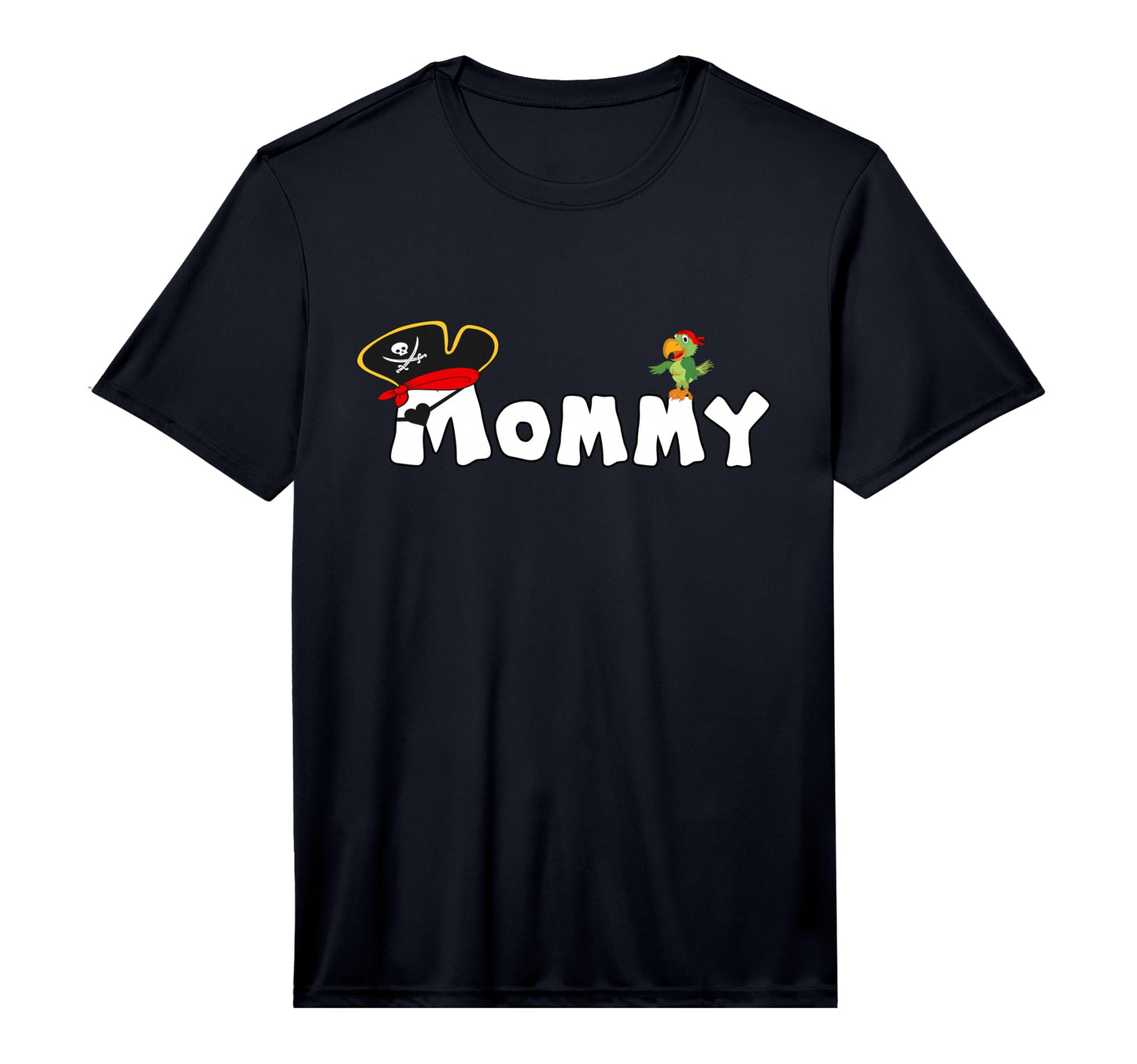 Pirate Mommy Mom Skull Pirates Hat T-Shirt - Trendy Graphic for Adults - T-Shirt, Sweatshirt, Hoodie