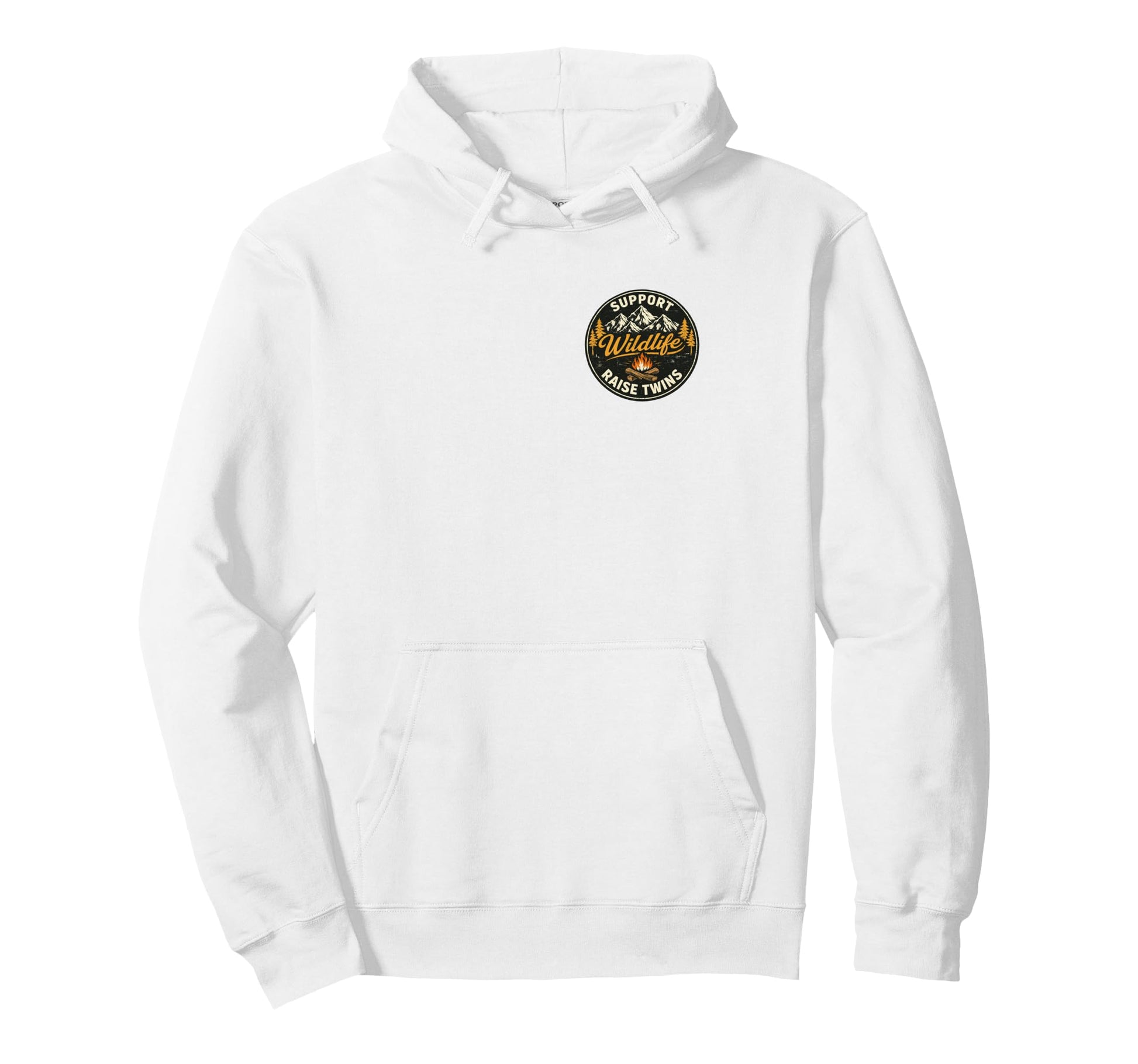Support Wildlife Raise Twins Funny Mom Hoodie - Unique Graphic for Adults - T-Shirt, Sweatshirt, Hoodie