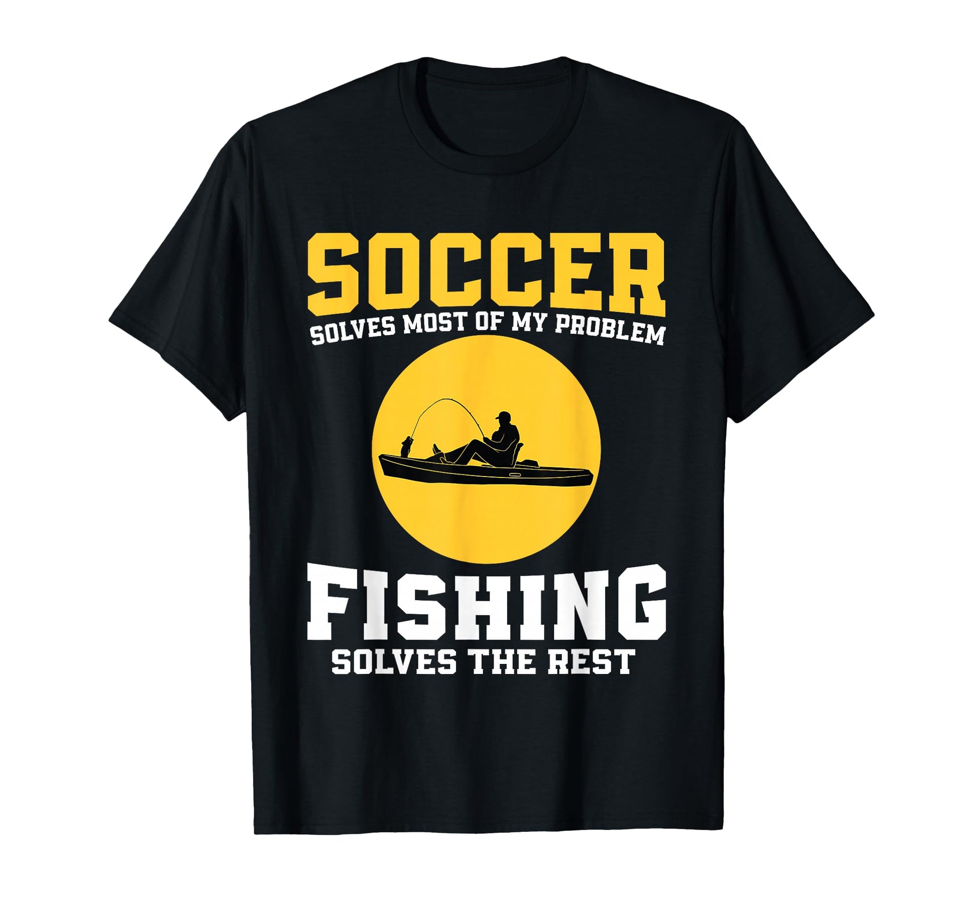 Funny Soccer And Fishing Soccer T-Shirt - Custom Art Print for Adults - T-Shirt, Sweatshirt, Hoodie
