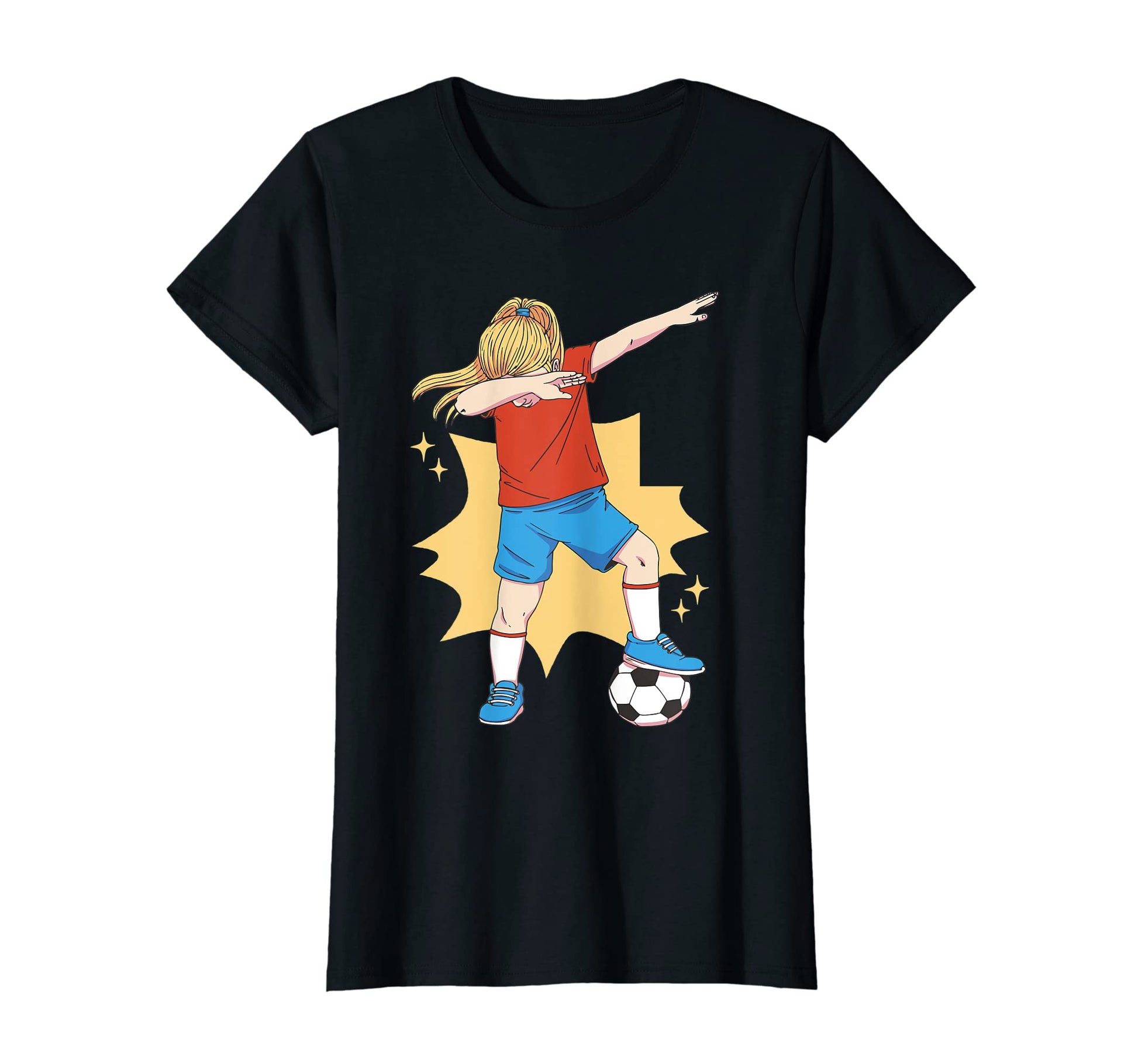 Dabbing Football Soccer T-Shirt - Minimalist Print for Adults - T-Shirt, Sweatshirt, Hoodie