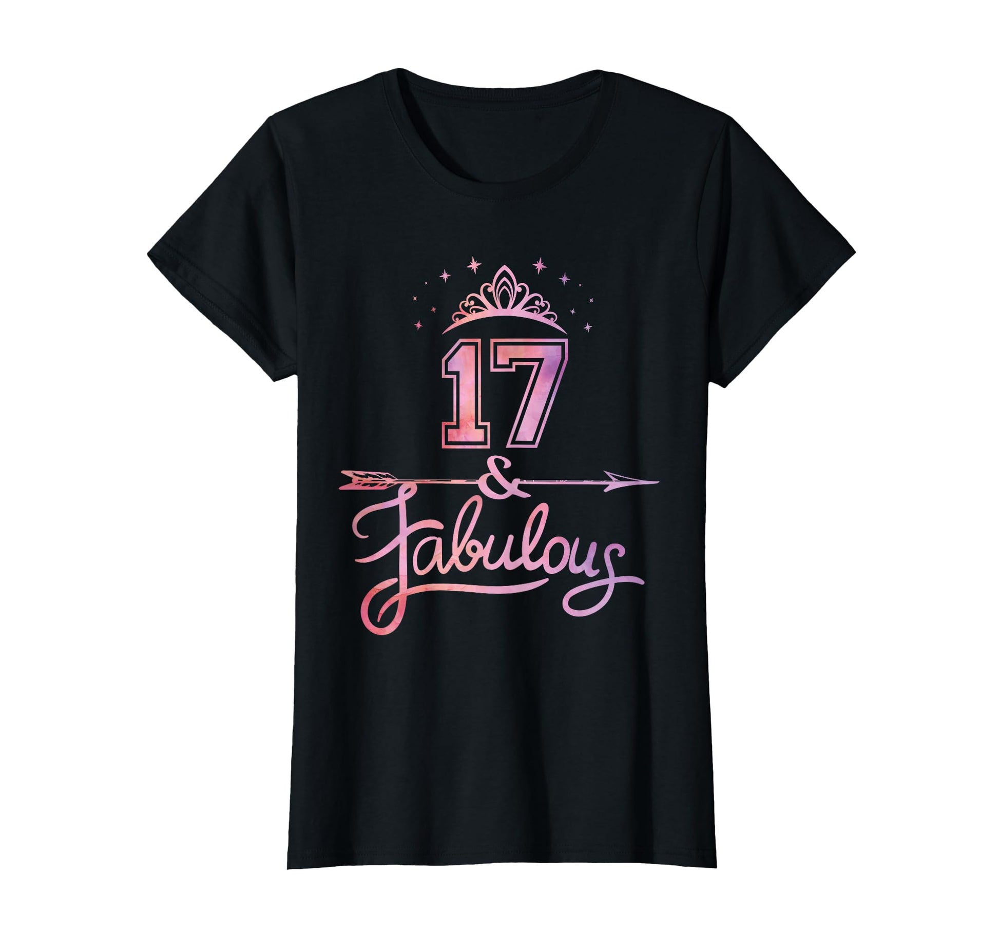 17 Years Old And Fabulous 17Th T-Shirt - Minimalist Print for Adults - T-Shirt, Sweatshirt, Hoodie