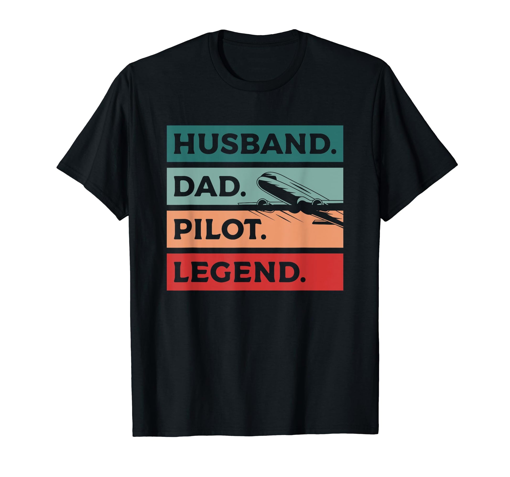 Husband Dad Pilot Legend Aviation T-Shirt - Custom Art Print Men Women - T-Shirt, Sweatshirt, Hoodie