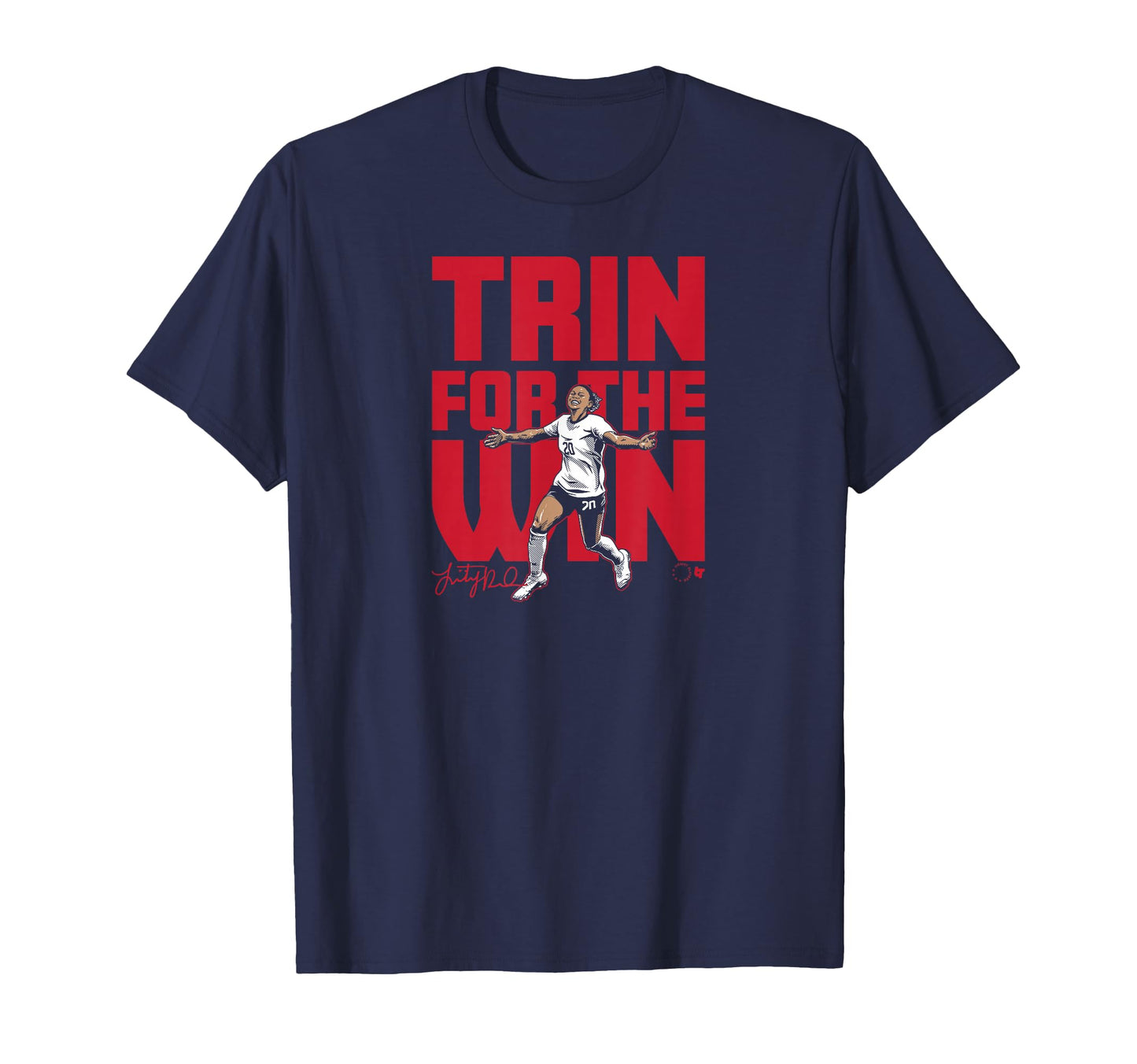 Trinity Rodman Trin Win Usa Womens Soccer T-Shirt - Custom Art Print Unisex - T-Shirt, Sweatshirt, Hoodie