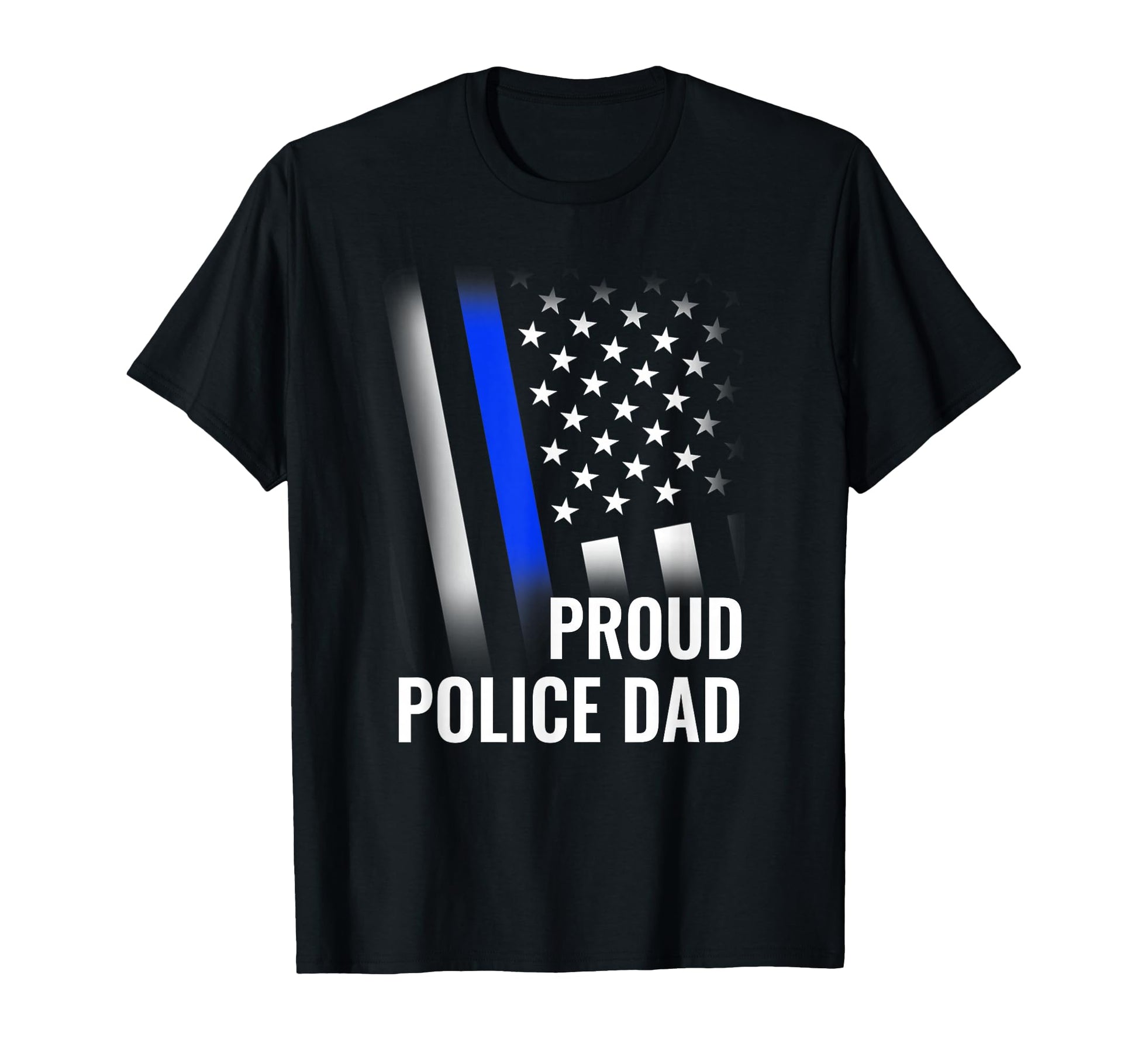 Police Dad Proud Police Flag T-Shirt - Trendy Graphic Men Women - T-Shirt, Sweatshirt, Hoodie