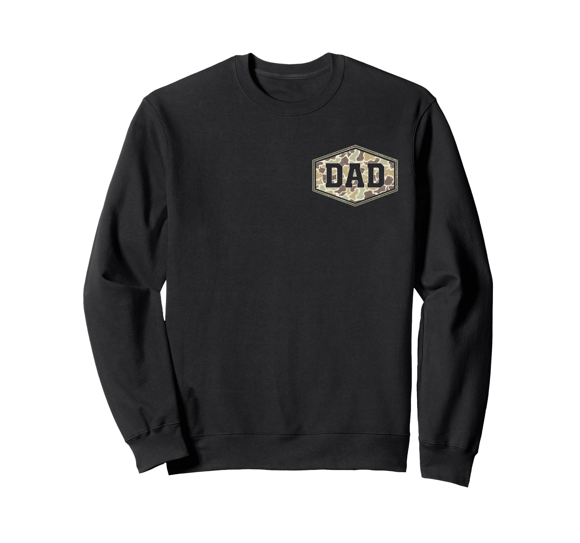 Old School Camo Dad Pocket Camouflage Sweatshirt - Custom Art Print Unisex - T-Shirt, Sweatshirt, Hoodie