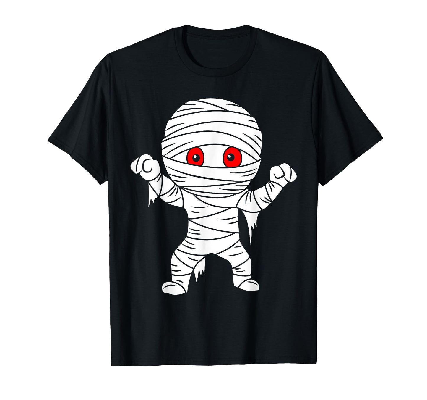 Easy Halloween Costume Mummy Wrap Face T-Shirt - Unique Graphic Men Women - T-Shirt, Sweatshirt, Hoodie