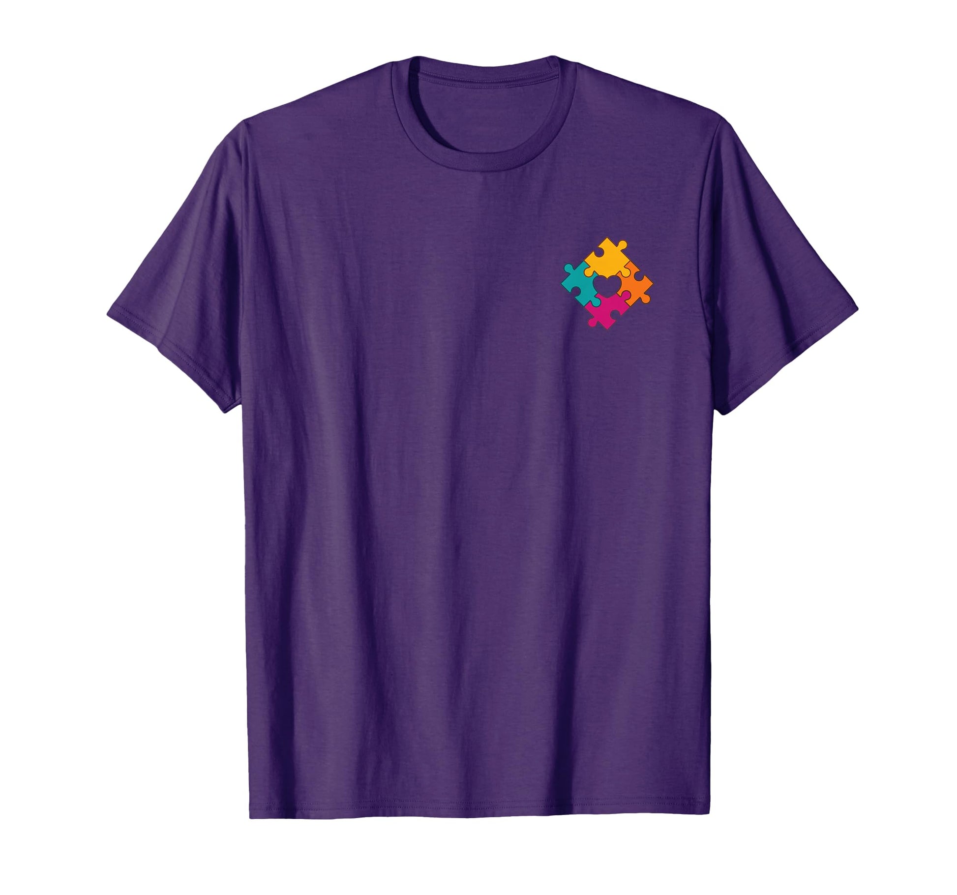 Pocket Puzzle Piece Autism T-Shirt - Casual Everyday Wear for Adults - T-Shirt, Sweatshirt, Hoodie