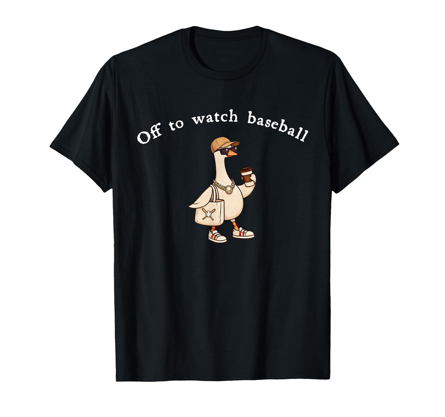 Off To Watch Baseball Funny Baseball Mom T-Shirt - Graphic Print Unisex - T-Shirt, Sweatshirt, Hoodie