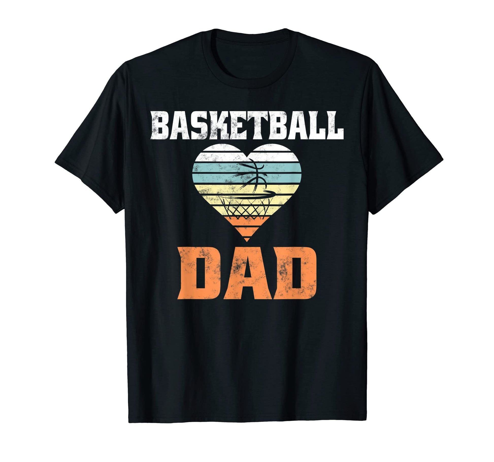Basketball Dad Sunset Funny T-Shirt - Fun Novelty Design Unisex - T-Shirt, Sweatshirt, Hoodie
