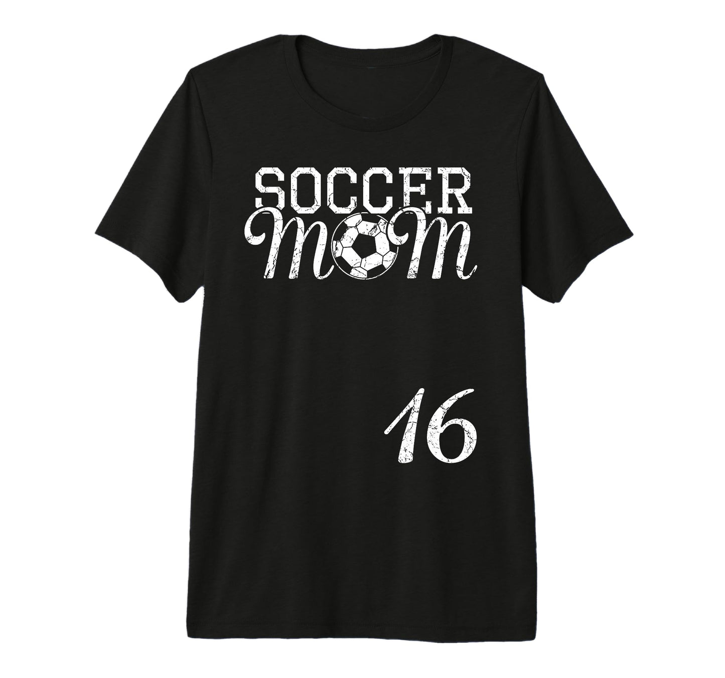 Soccer Mom Jersey Number 16 Favorite T-Shirt - Minimalist Print Unisex - T-Shirt, Sweatshirt, Hoodie